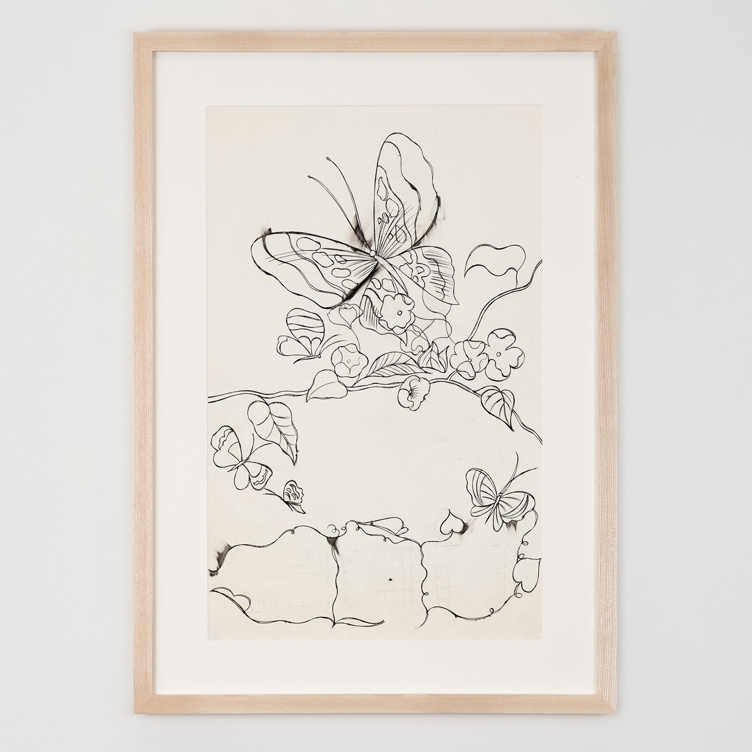 Mariposas y flores