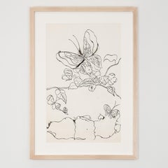Mariposas y flores