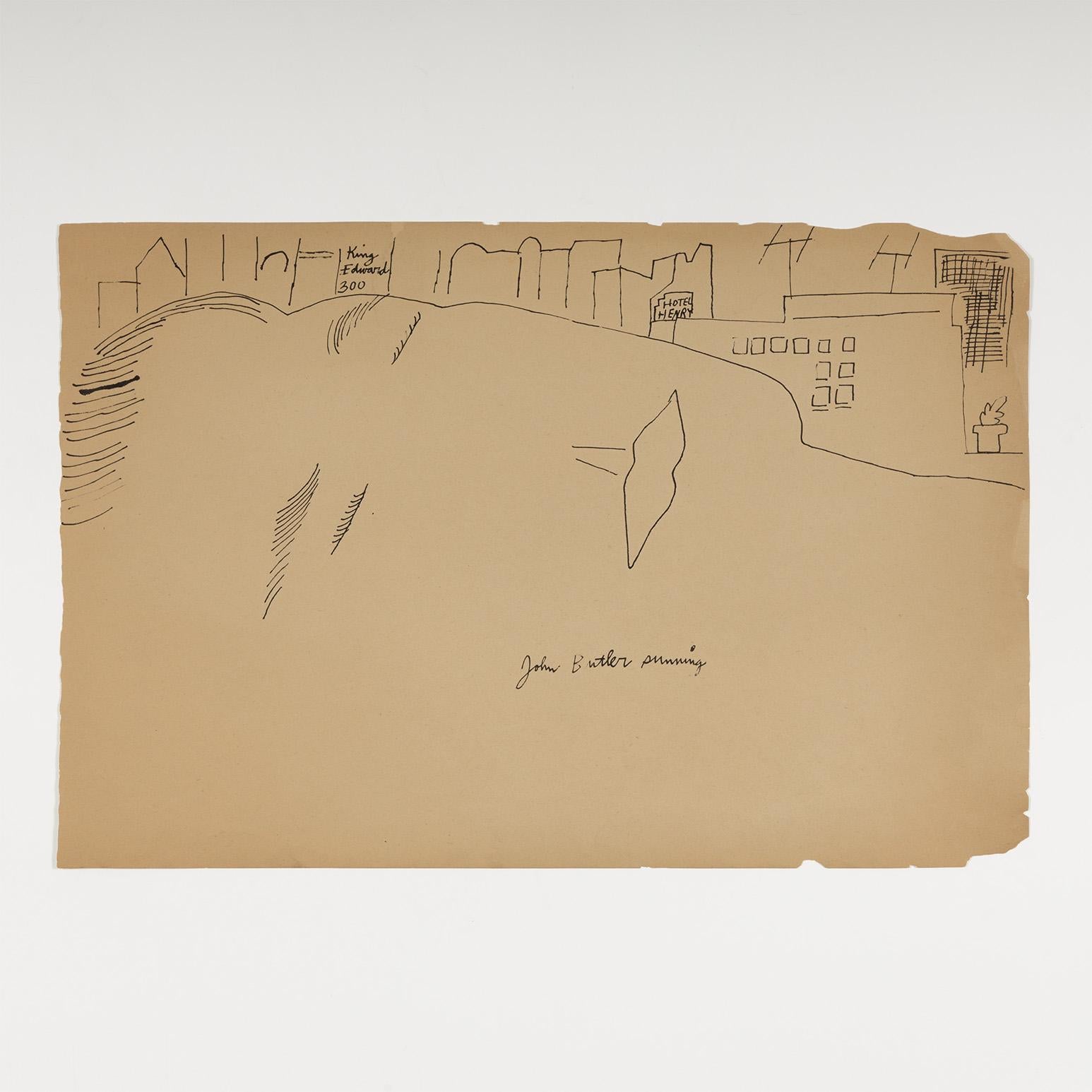 Andy Warhol Figurative Art - John Butler Sunning