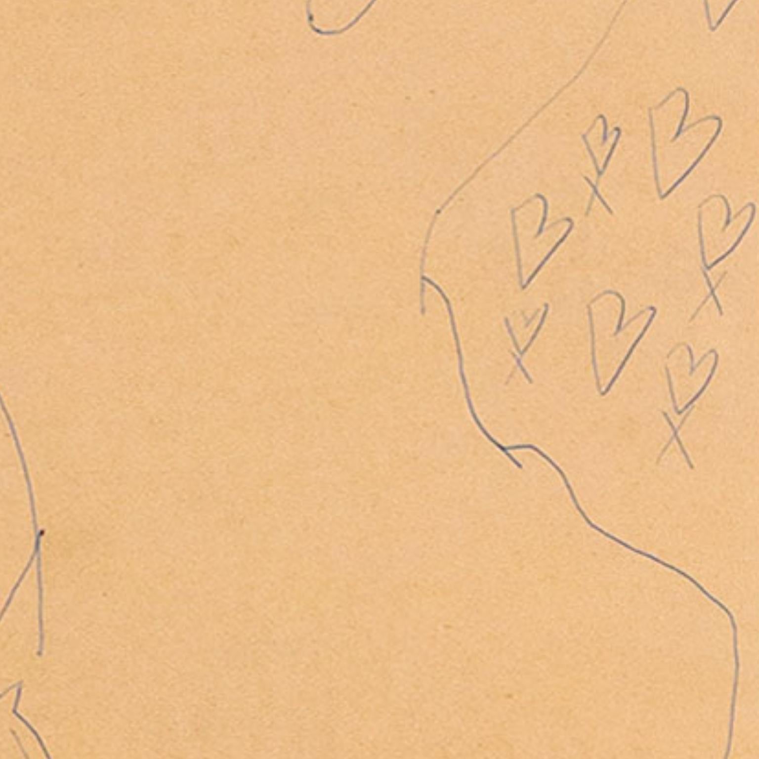 Lover Boy - Beige Portrait by Andy Warhol