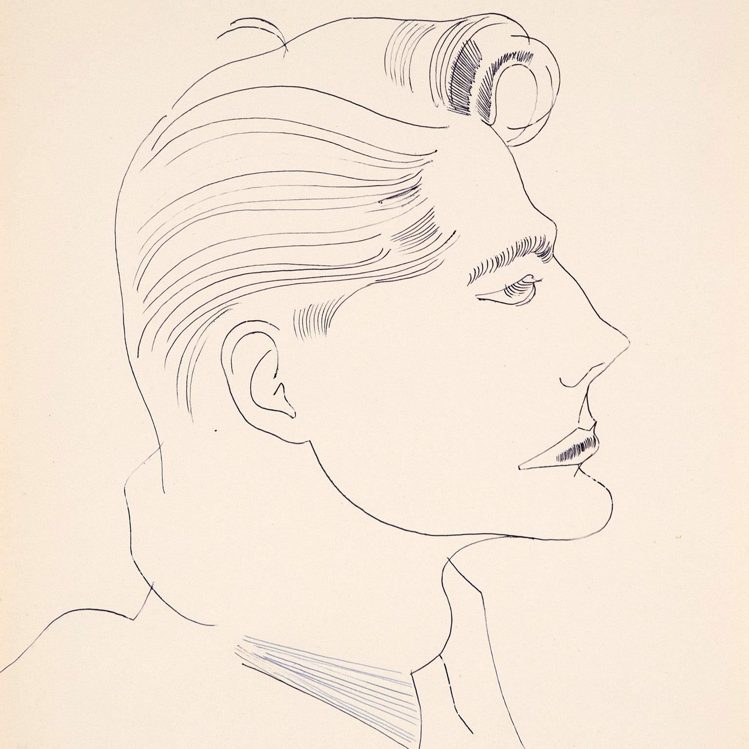 Portrait of a Man (Tony) - Modern Art by Andy Warhol