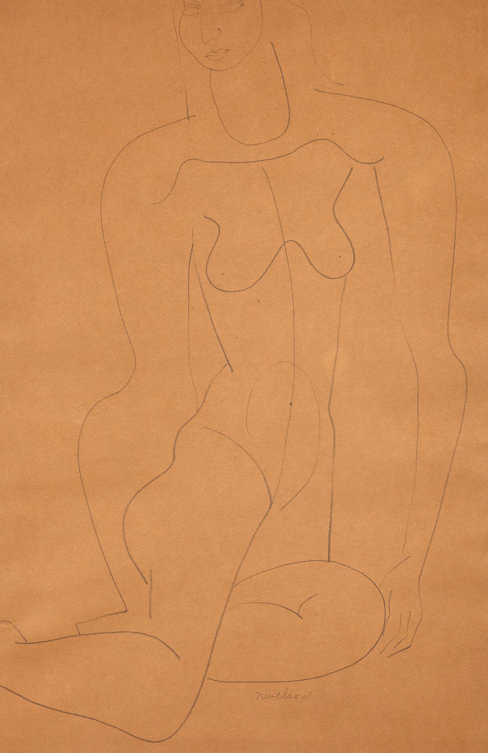 Seated Female Nude For Sale 7