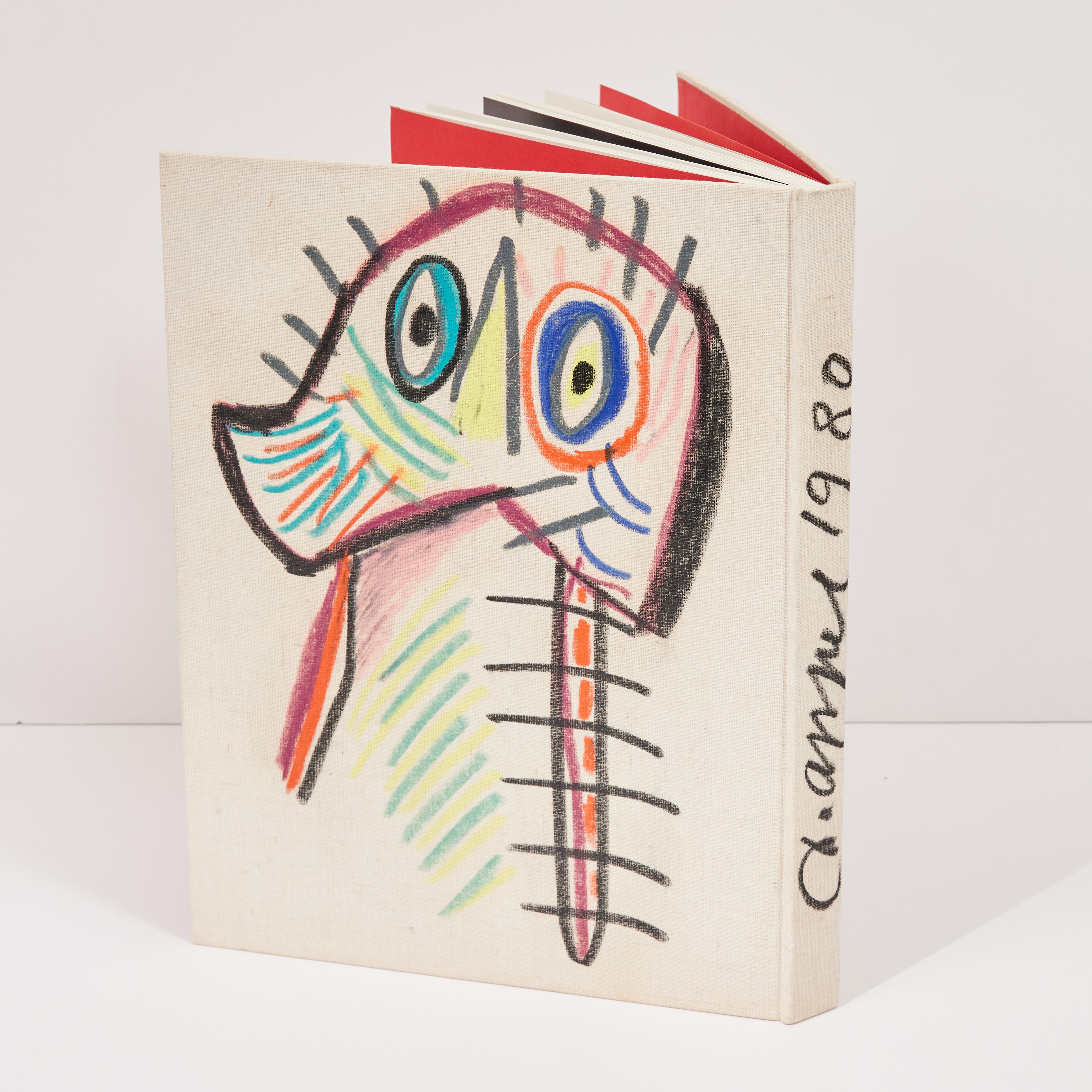 Painted Book - Expressionist Art by Karel Appel