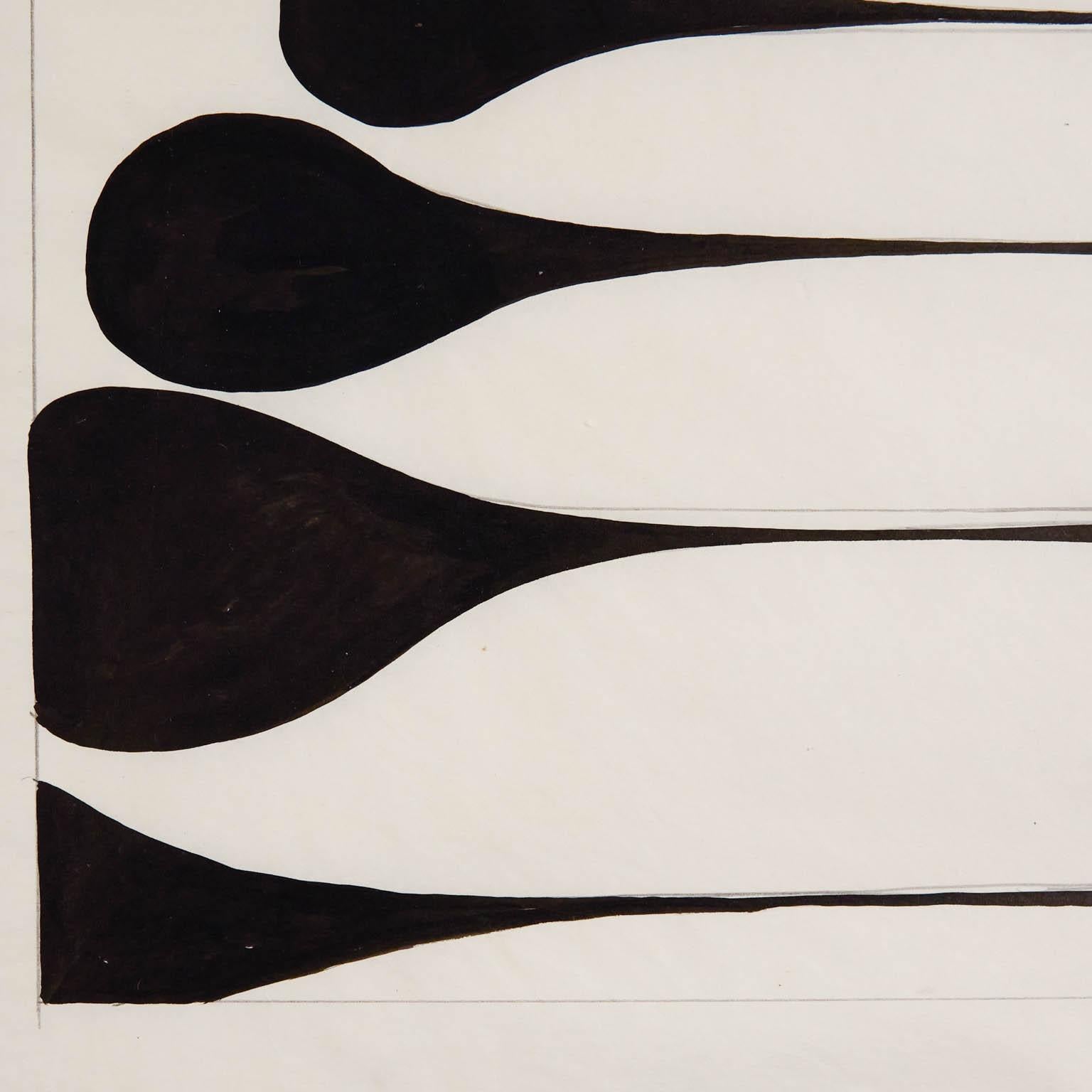 Tintenstretch 1 (Minimalistisch), Art, von Harold Town