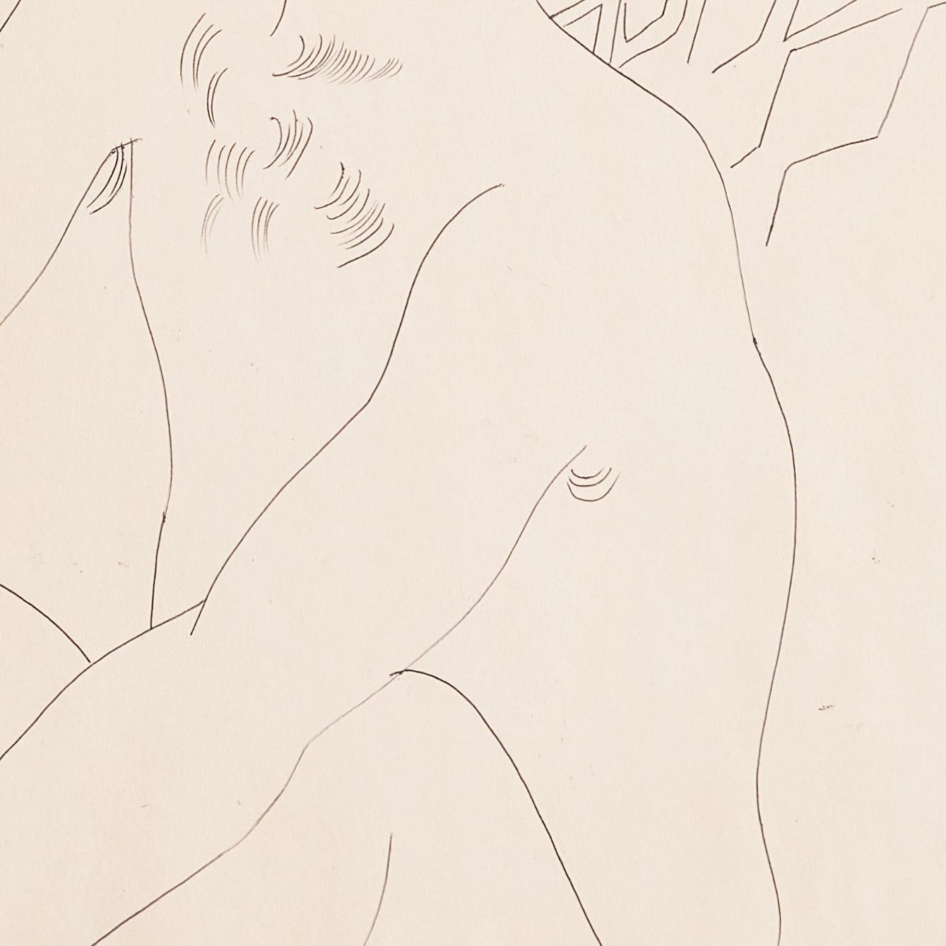 Gerald tenant ses genoux - Modernisme américain Art par Andy Warhol