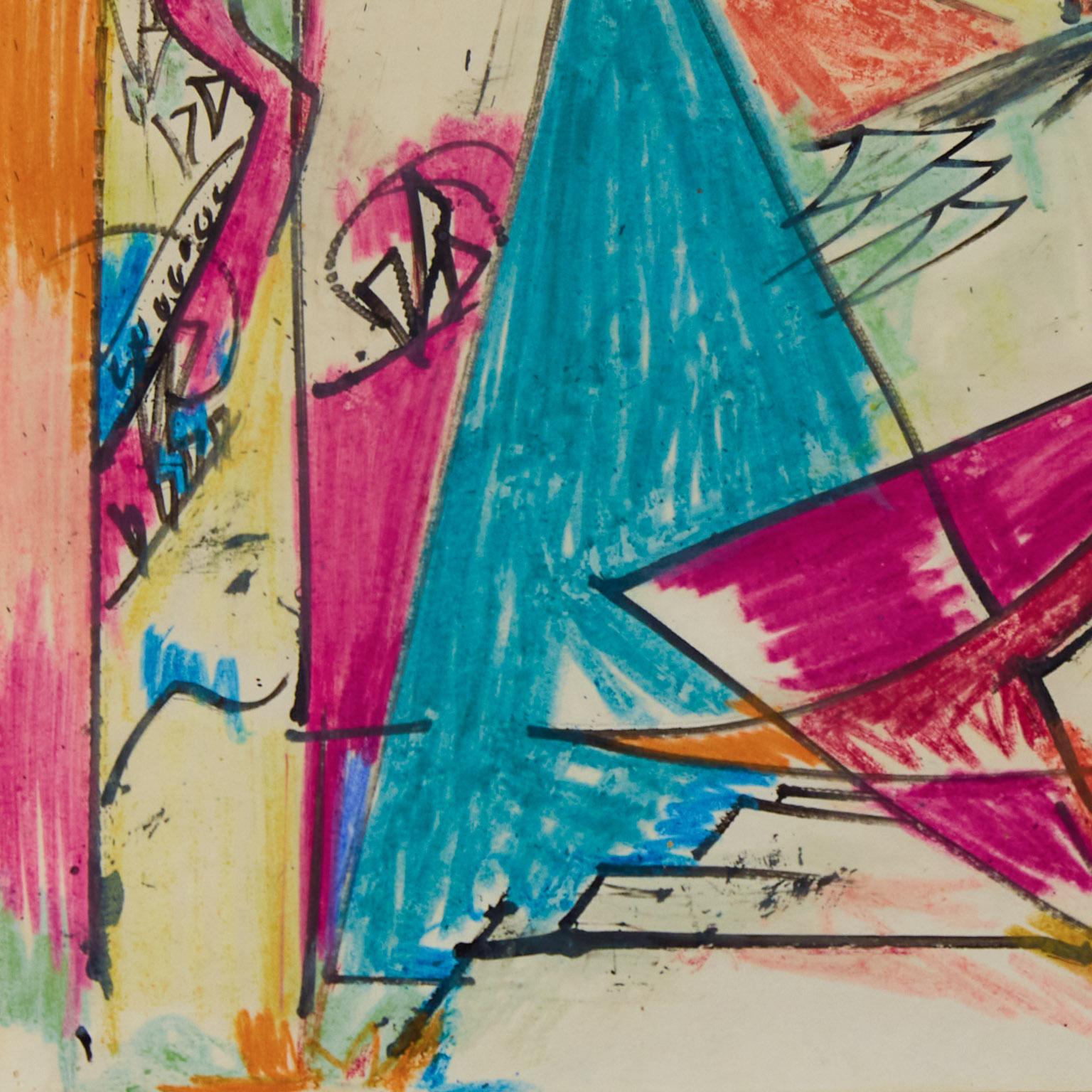 Sans titre - Abstrait Art par Hans Hofmann