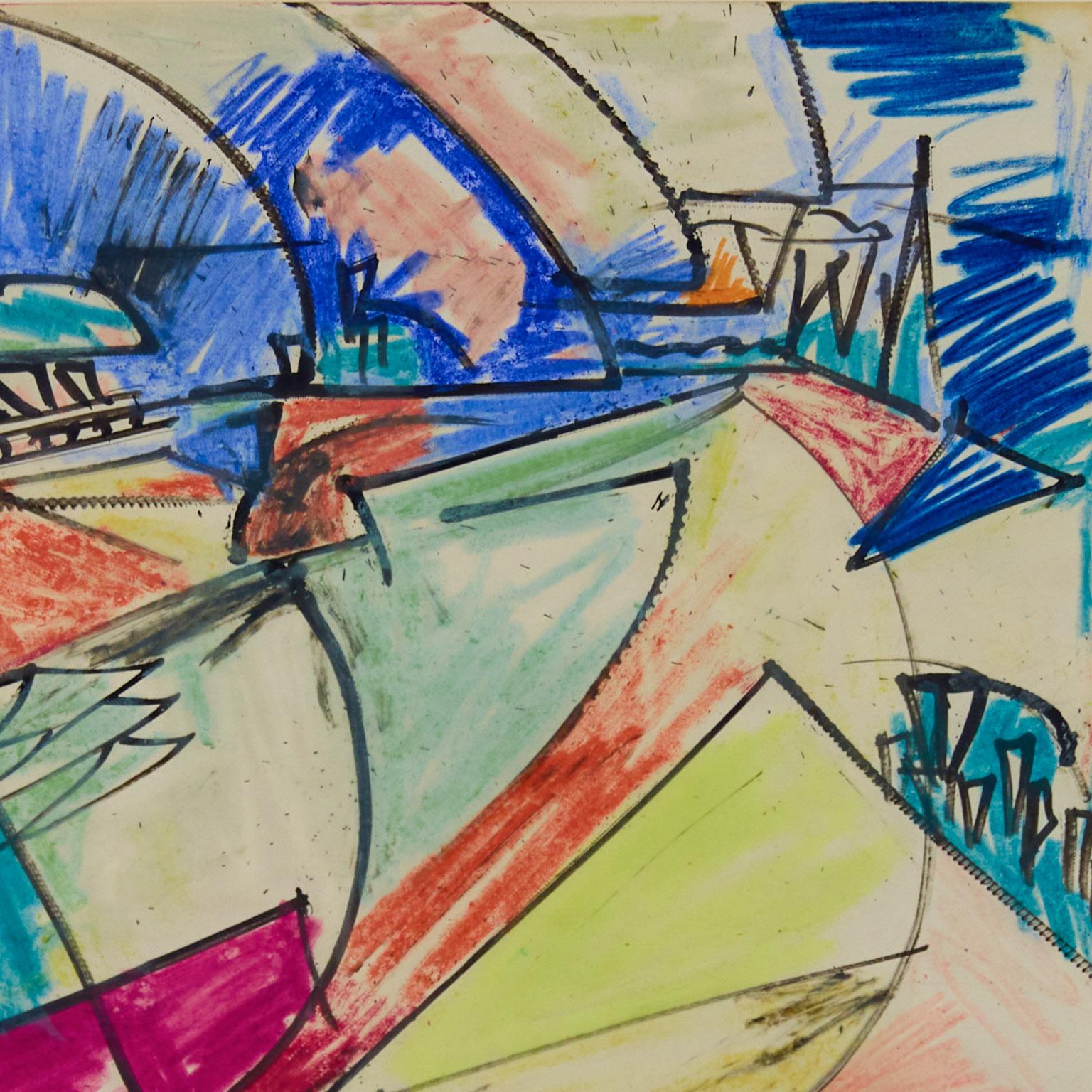 Hans Hofmann (1880-1966) est une figure prééminente de l'art américain d'après-guerre et l'un des artistes (et instructeurs) les plus importants du XXe siècle. Né en Allemagne, Hofmann a immigré à New York en 1932, apportant avec lui des années