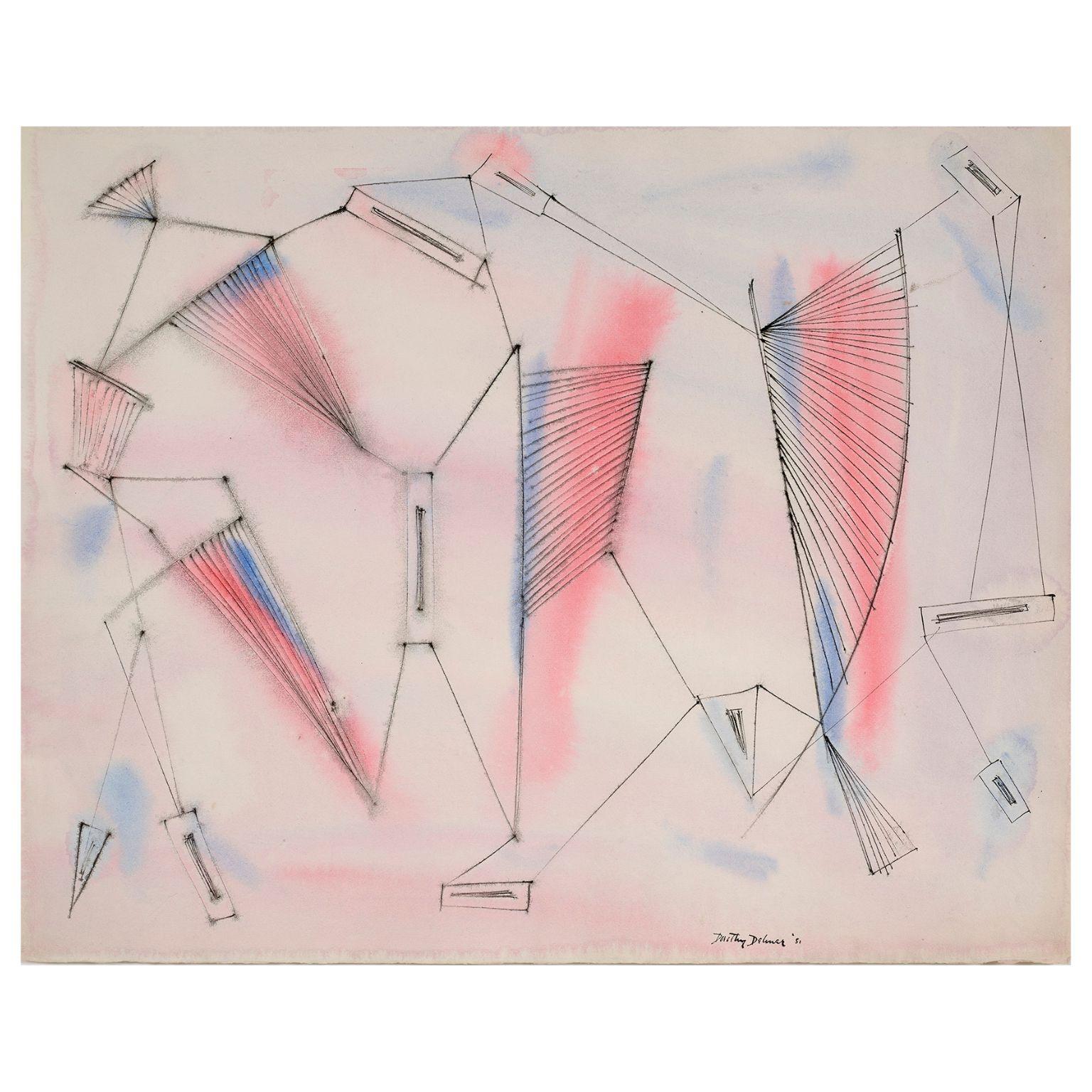 Senza titolo - Blush - Art di Dorothy Dehner
