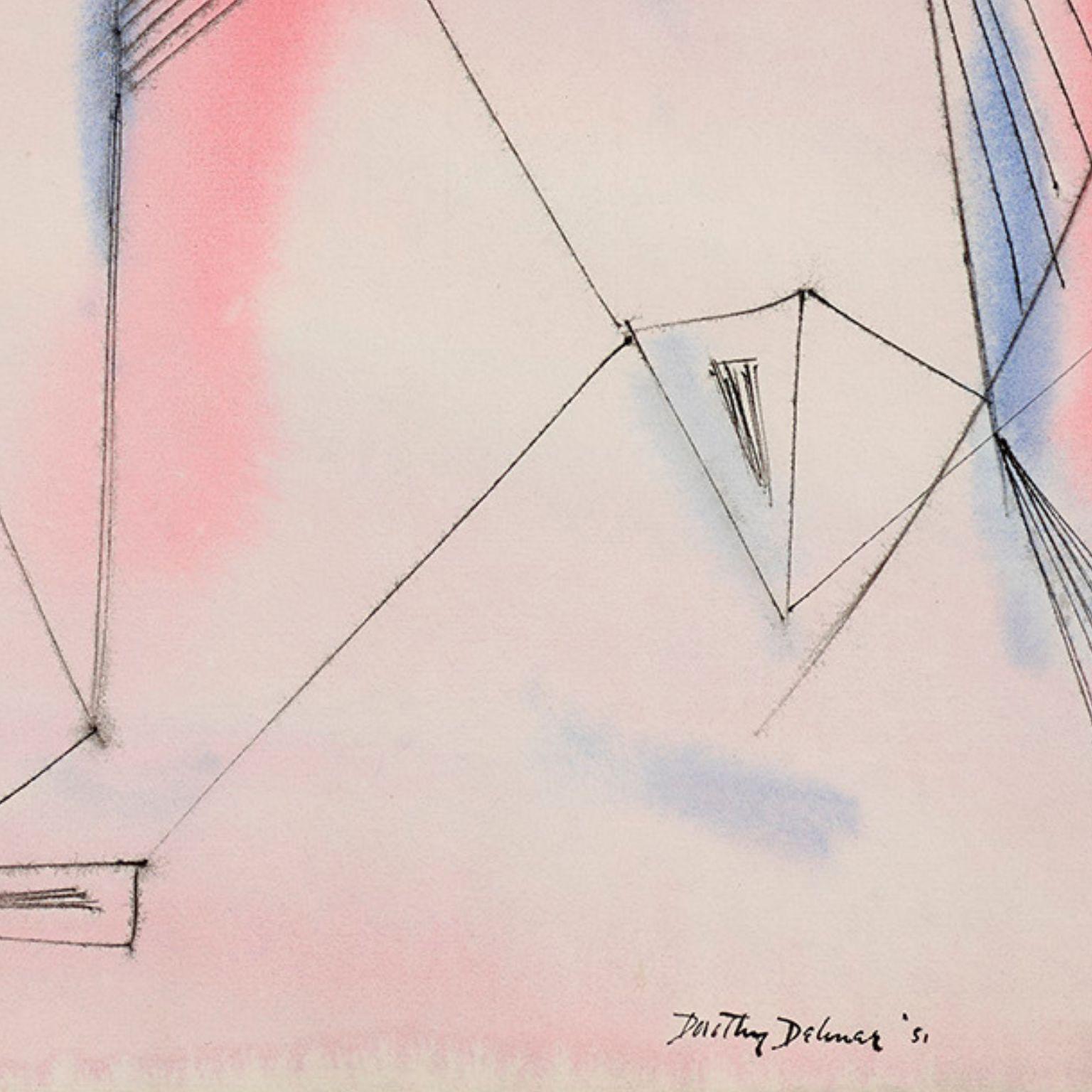 Senza titolo - Blush - Art Espressionismo astratto di Dorothy Dehner