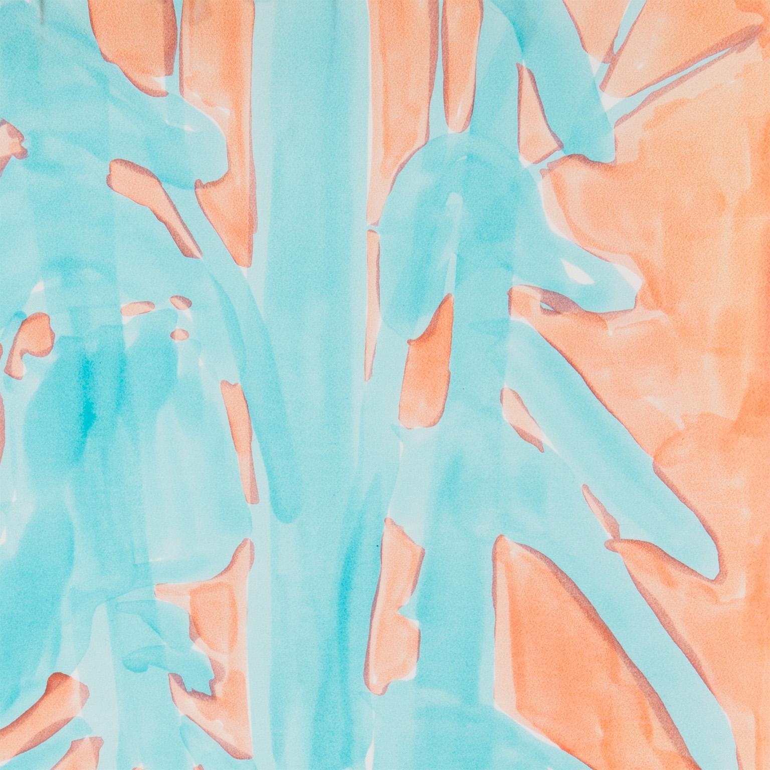 Infrared - Gray Figurative Art by Kim Dorland
