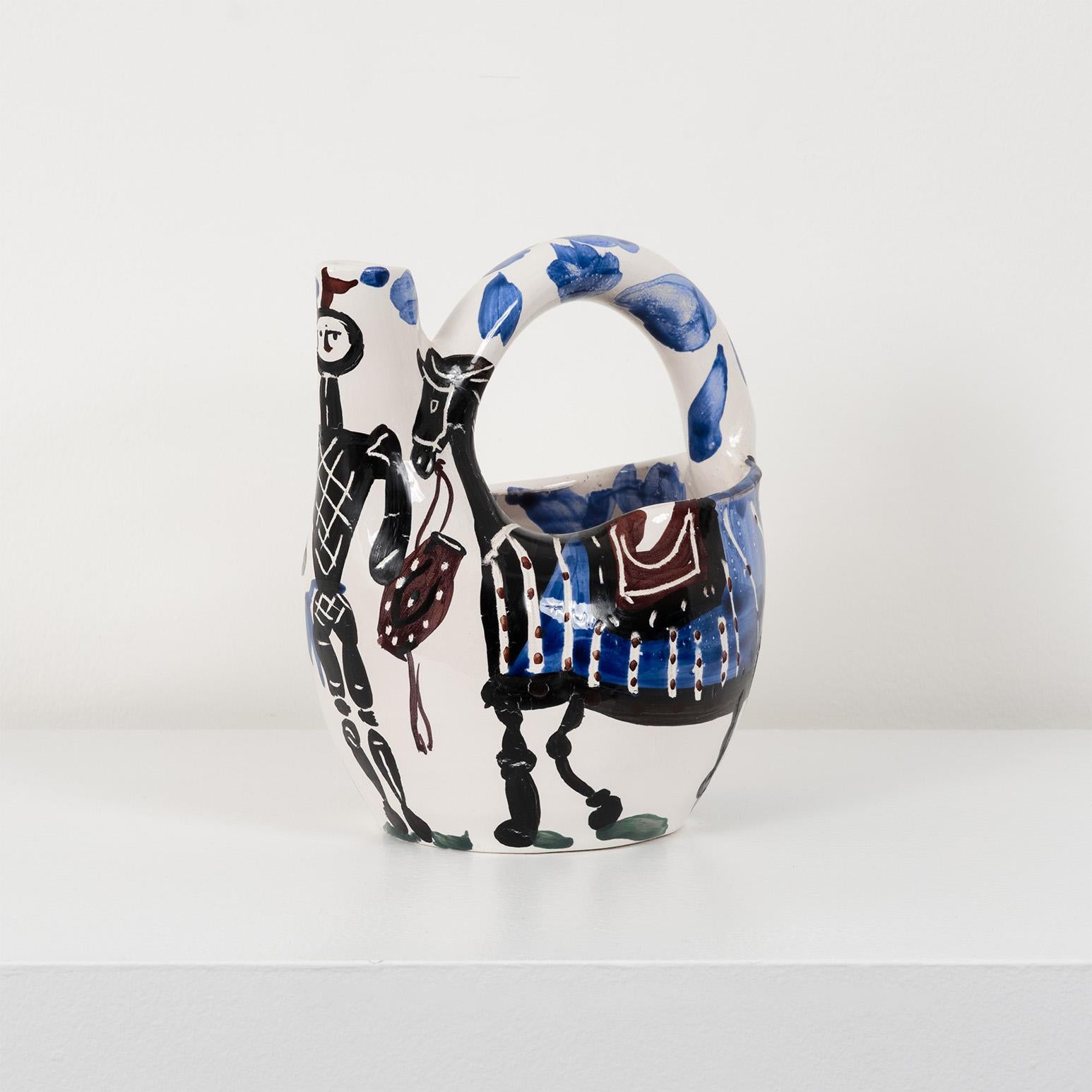 Cavalier et Cheval - Sculpture by Pablo Picasso