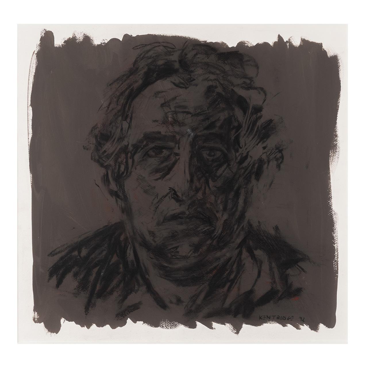 Autoportrait - Contemporain Mixed Media Art par William Kentridge