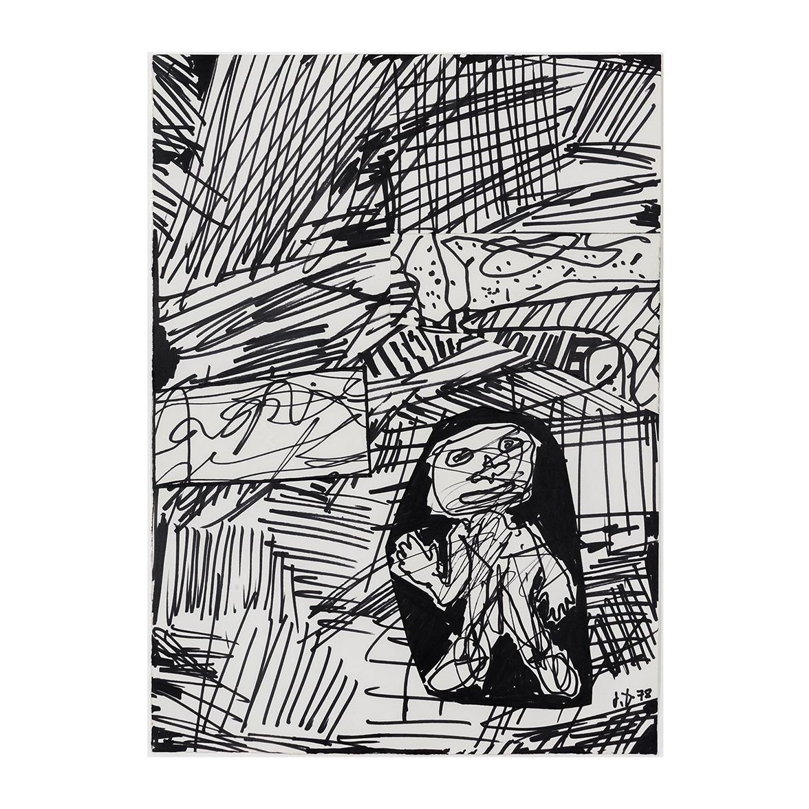 Situación XXVIII - Art de Jean Dubuffet