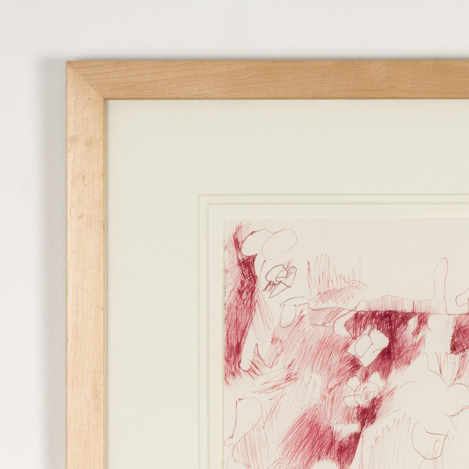 Sin título (Dibujo de la protuberancia roja) en venta 8