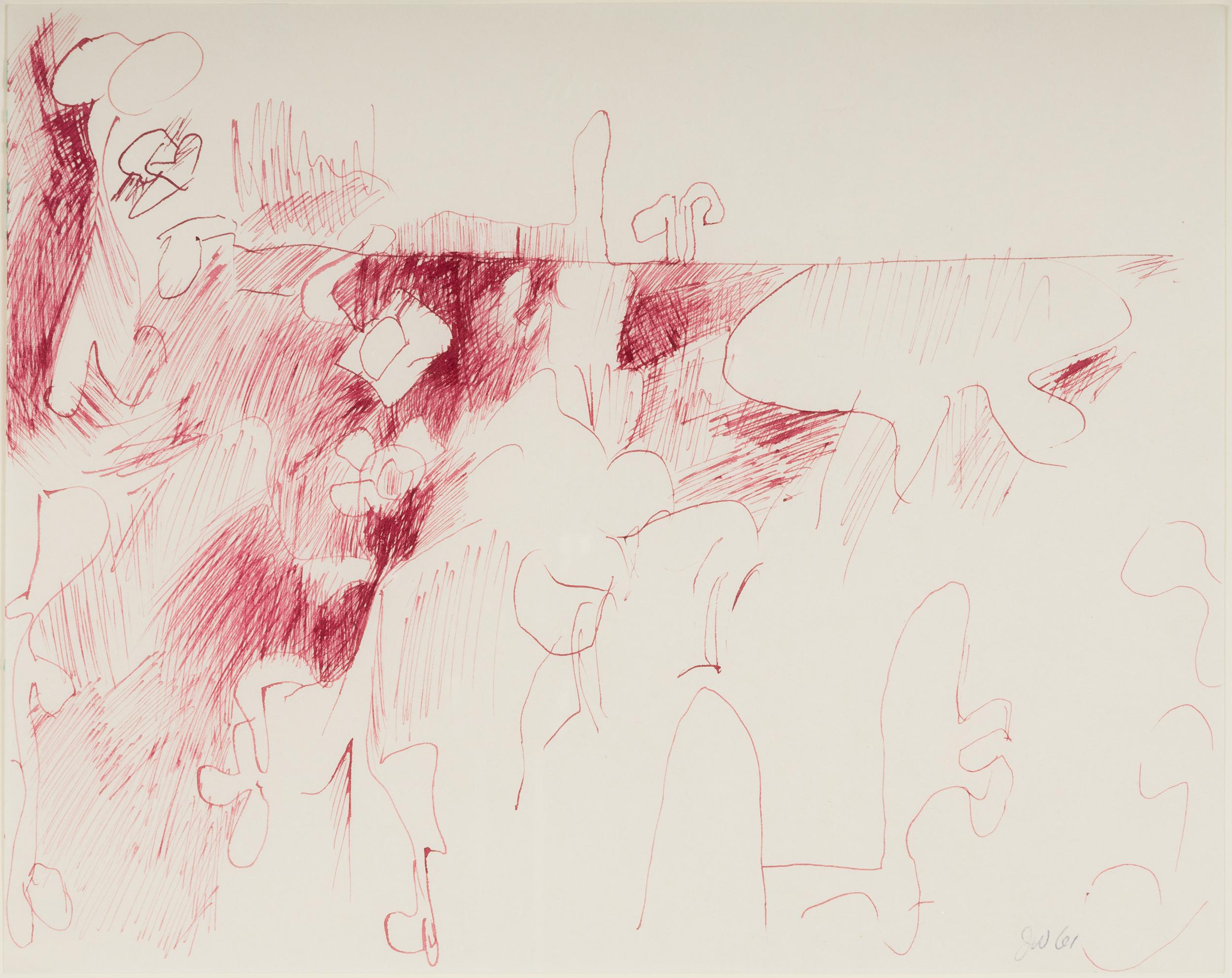Sin título (Dibujo de la protuberancia roja) en venta 9