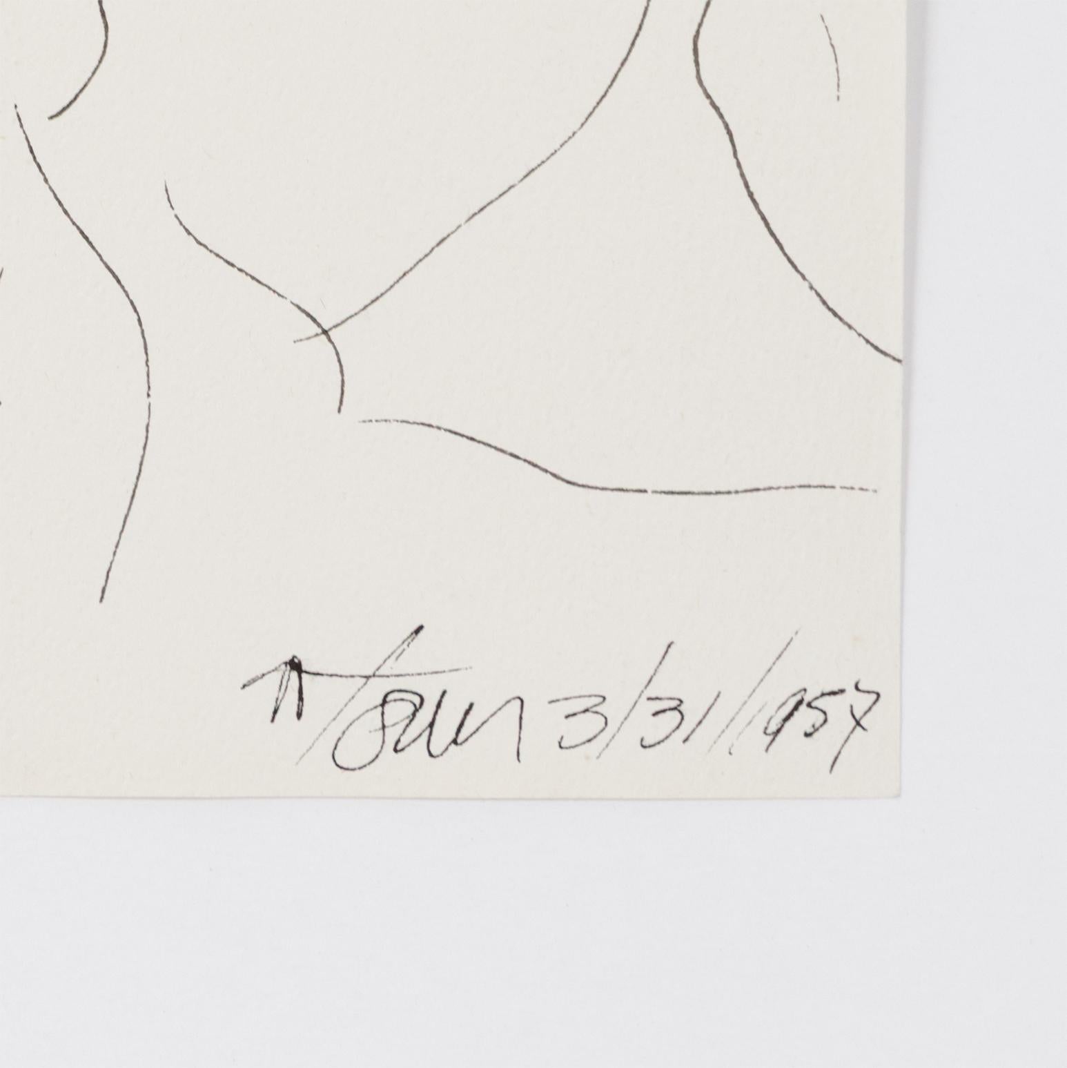 Majordome surpris - Contemporain Art par Harold Town