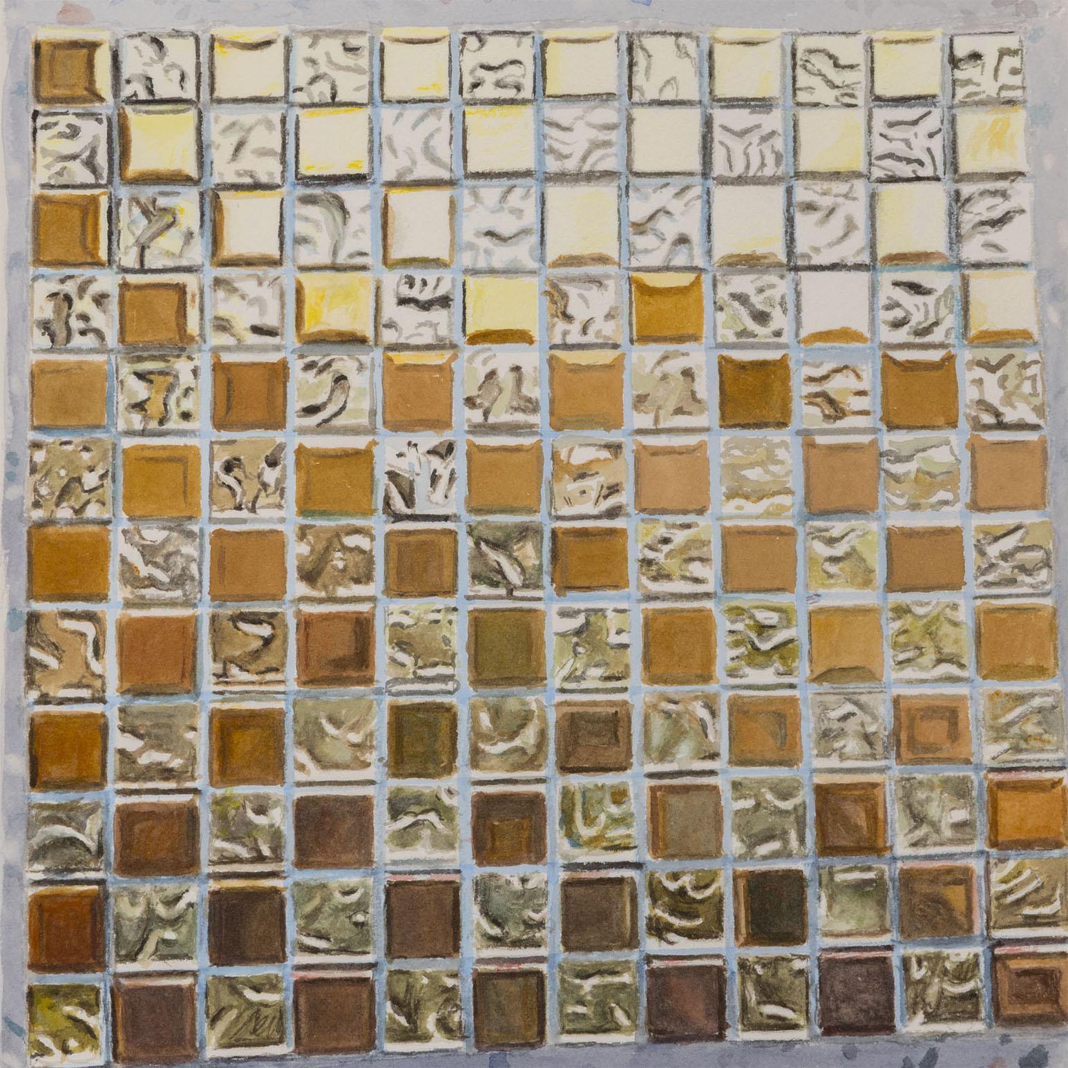 Piastrelle di terrazzo - Interior Art Grigio di Joanne Tod