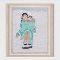 Annie Pootoogook - Mother and Child Mother and Child