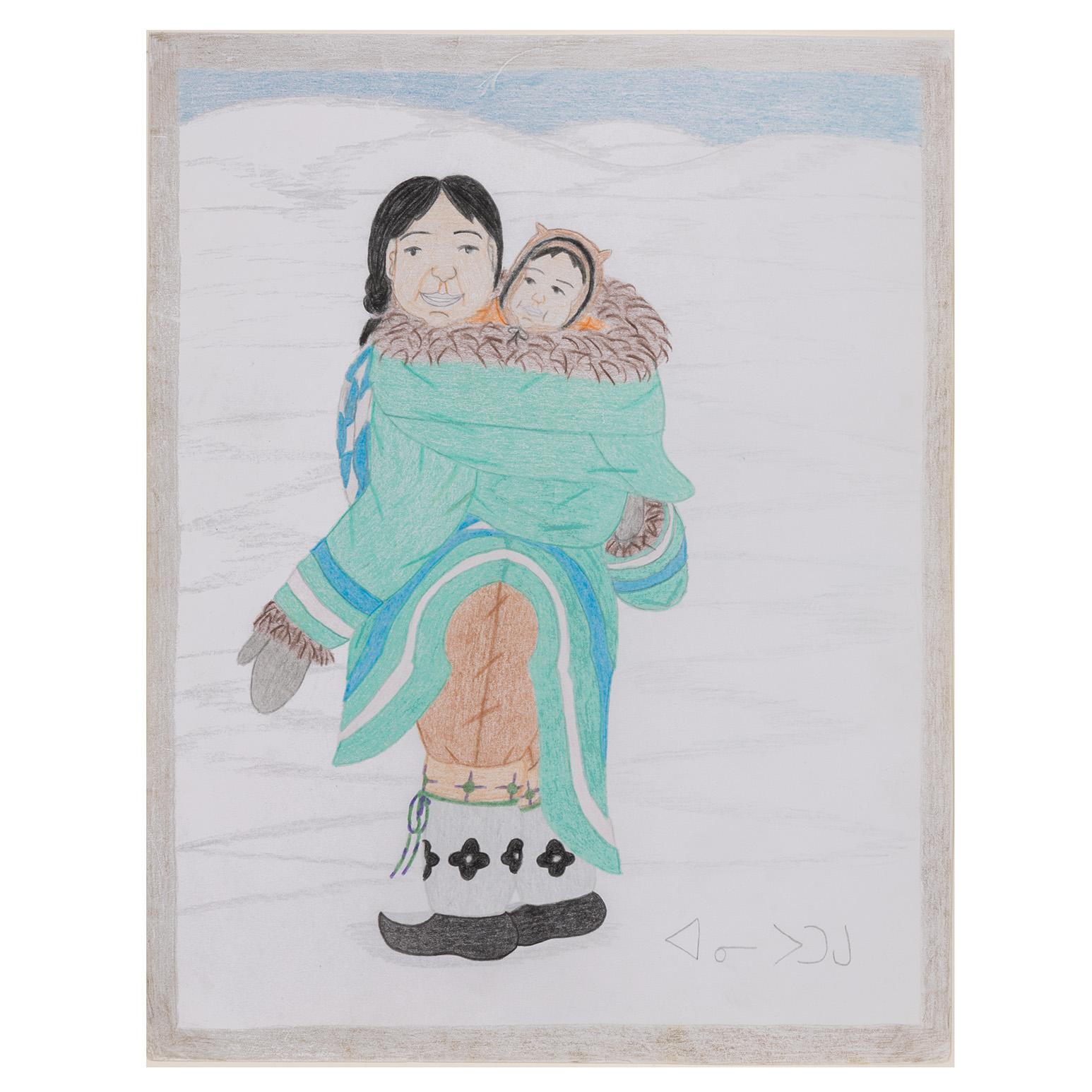 Mother & Child - Art di Annie Pootoogook