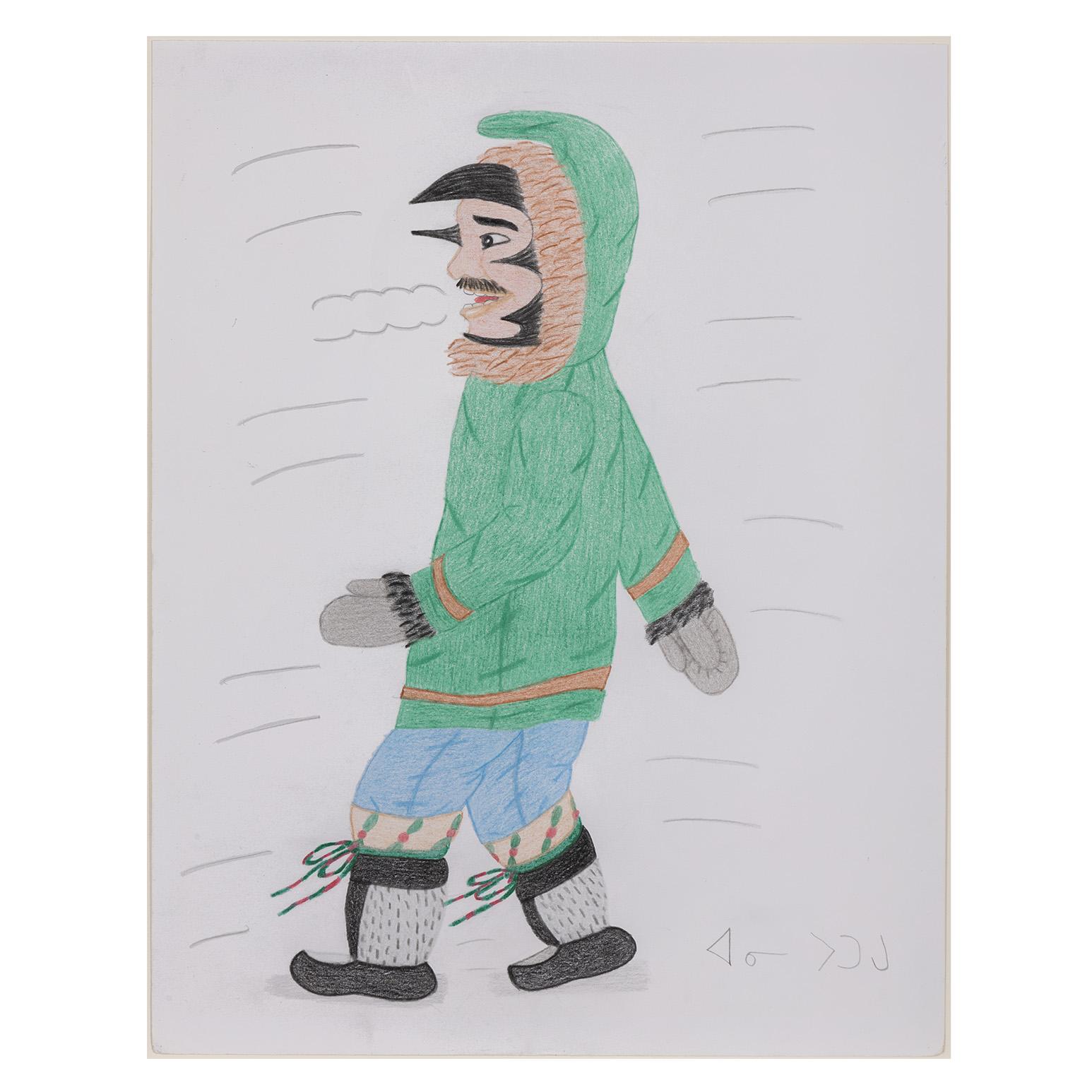 Camminatore del vento - Art di Annie Pootoogook