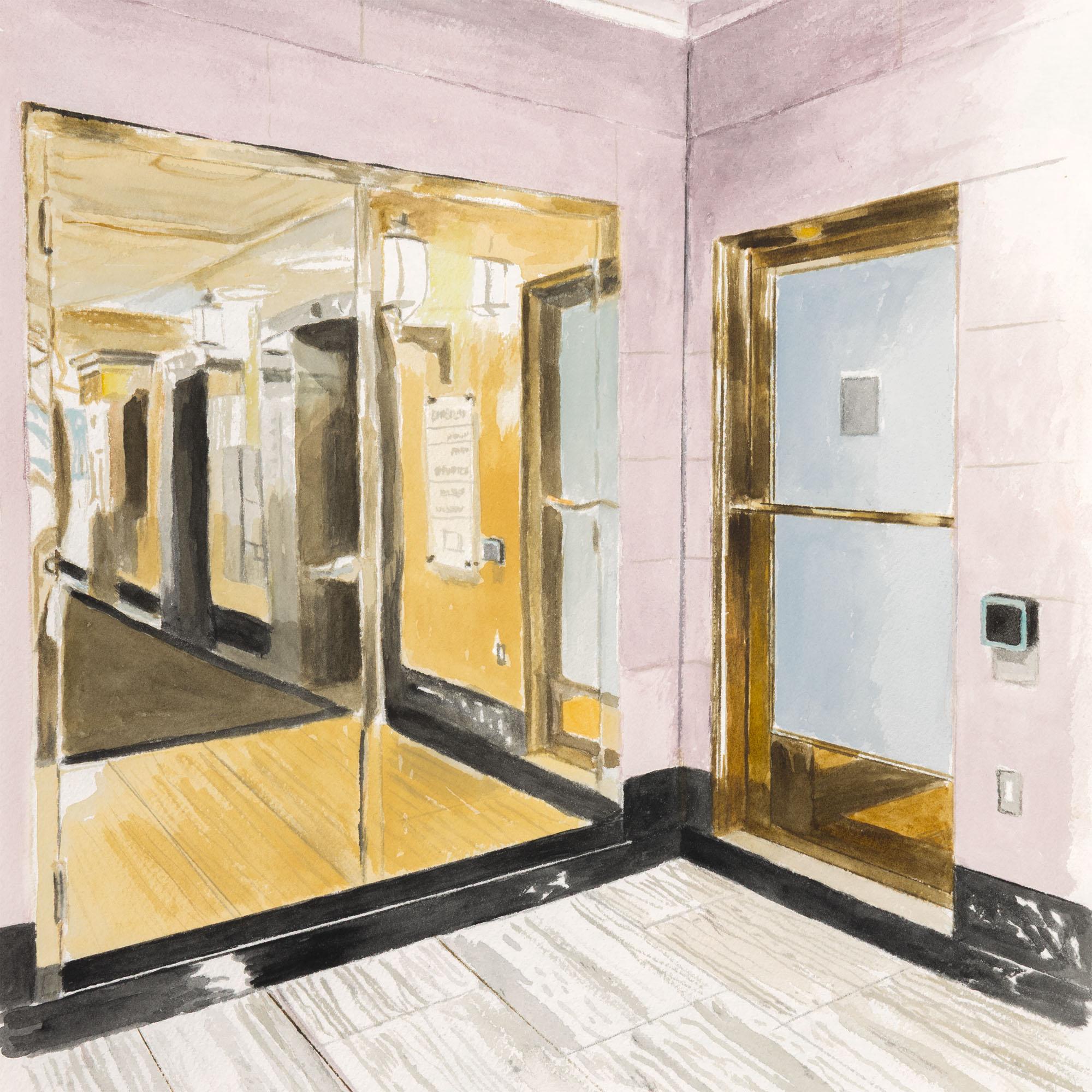 Entrada de latón - Interior Art Beige de Joanne Tod