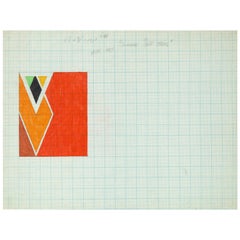 Larry Zox "Diamond Drill Series" Drawing