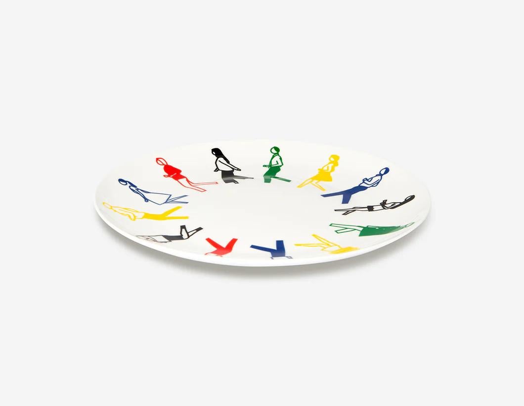 Julian Opie - Running - Art contemporain, Plaque d'artiste en vente 2