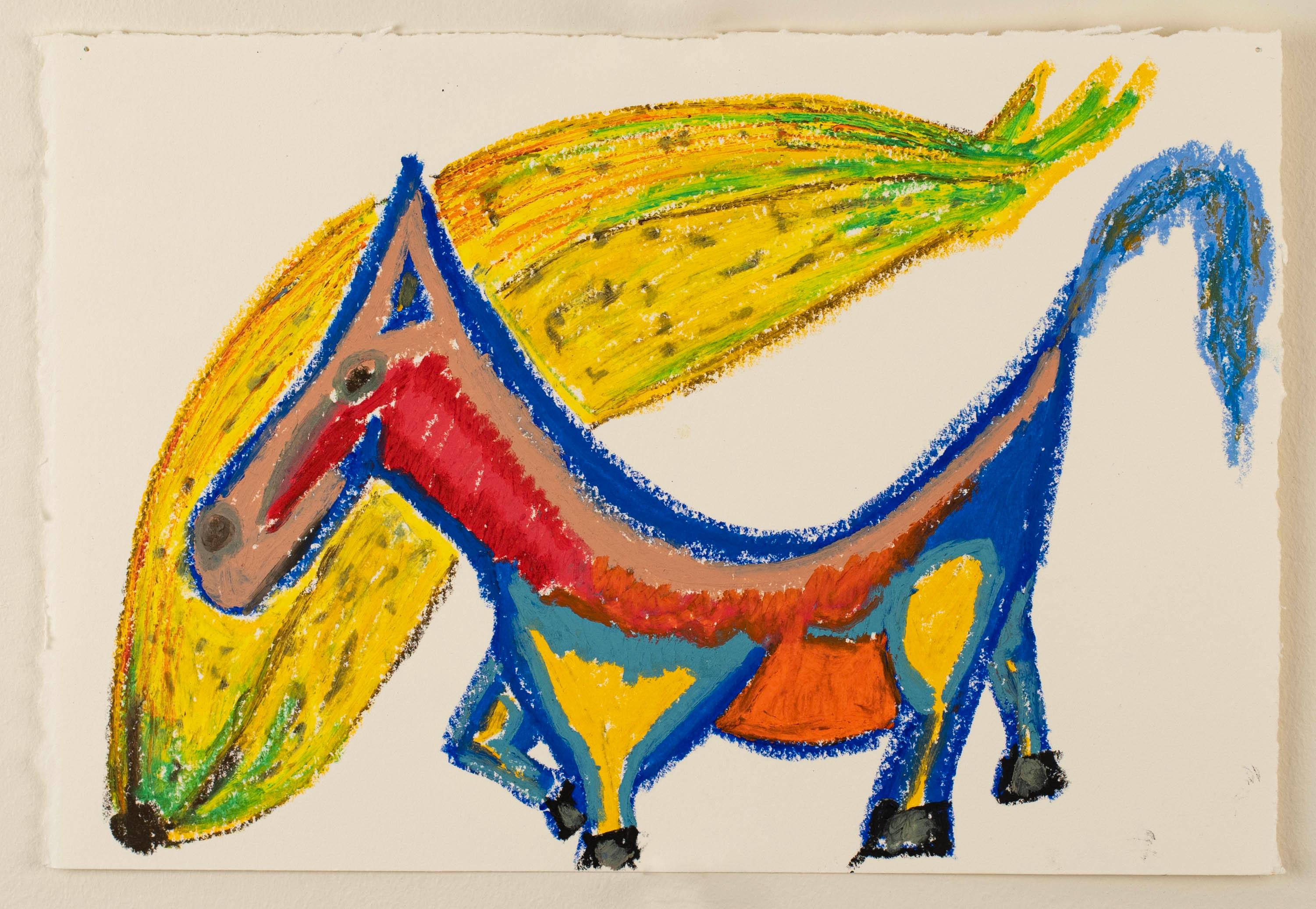 Dulphe Pinheiro Machado Animal Art - Banana Horse