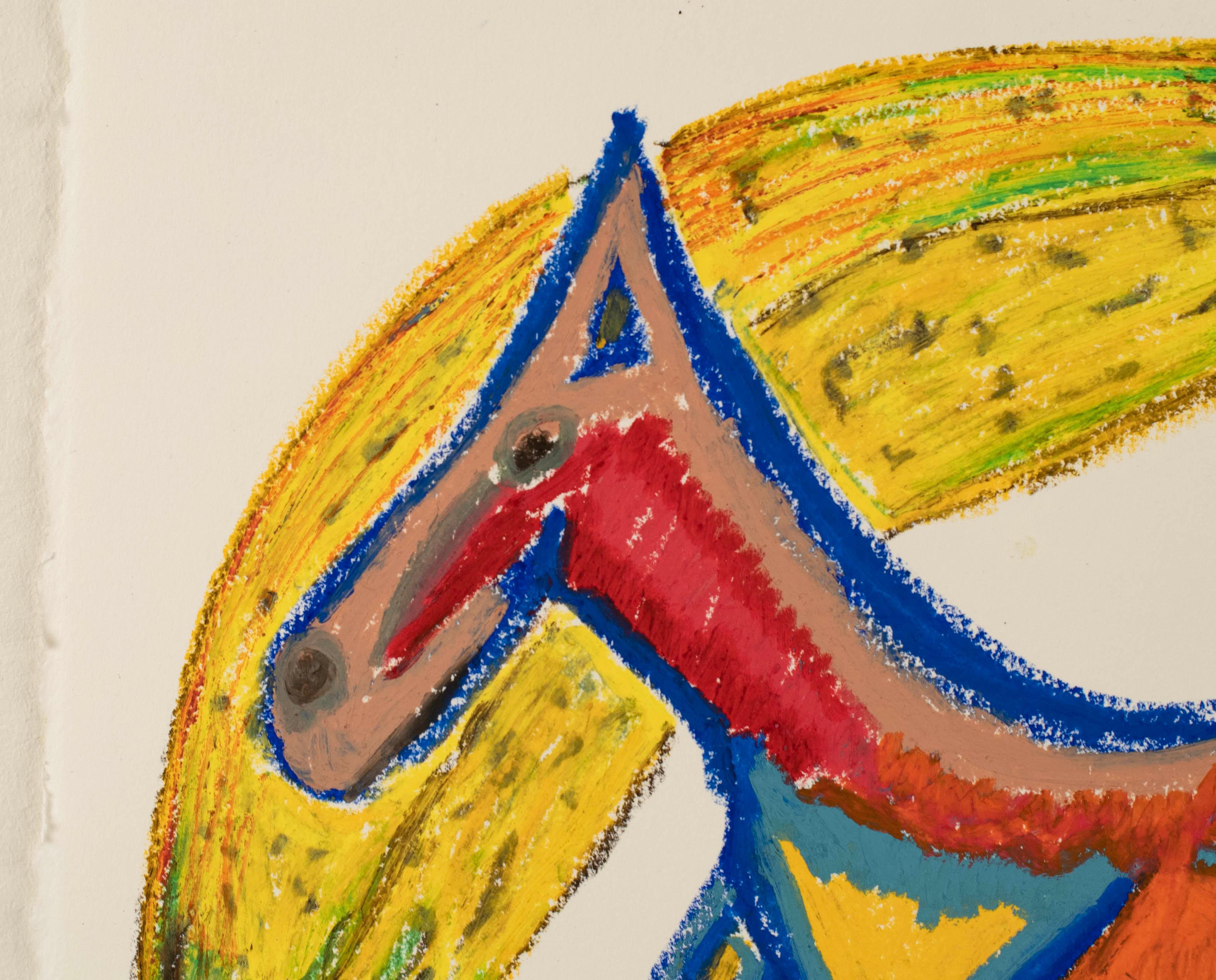 Banana Horse - Fauvist Art by Dulphe Pinheiro Machado