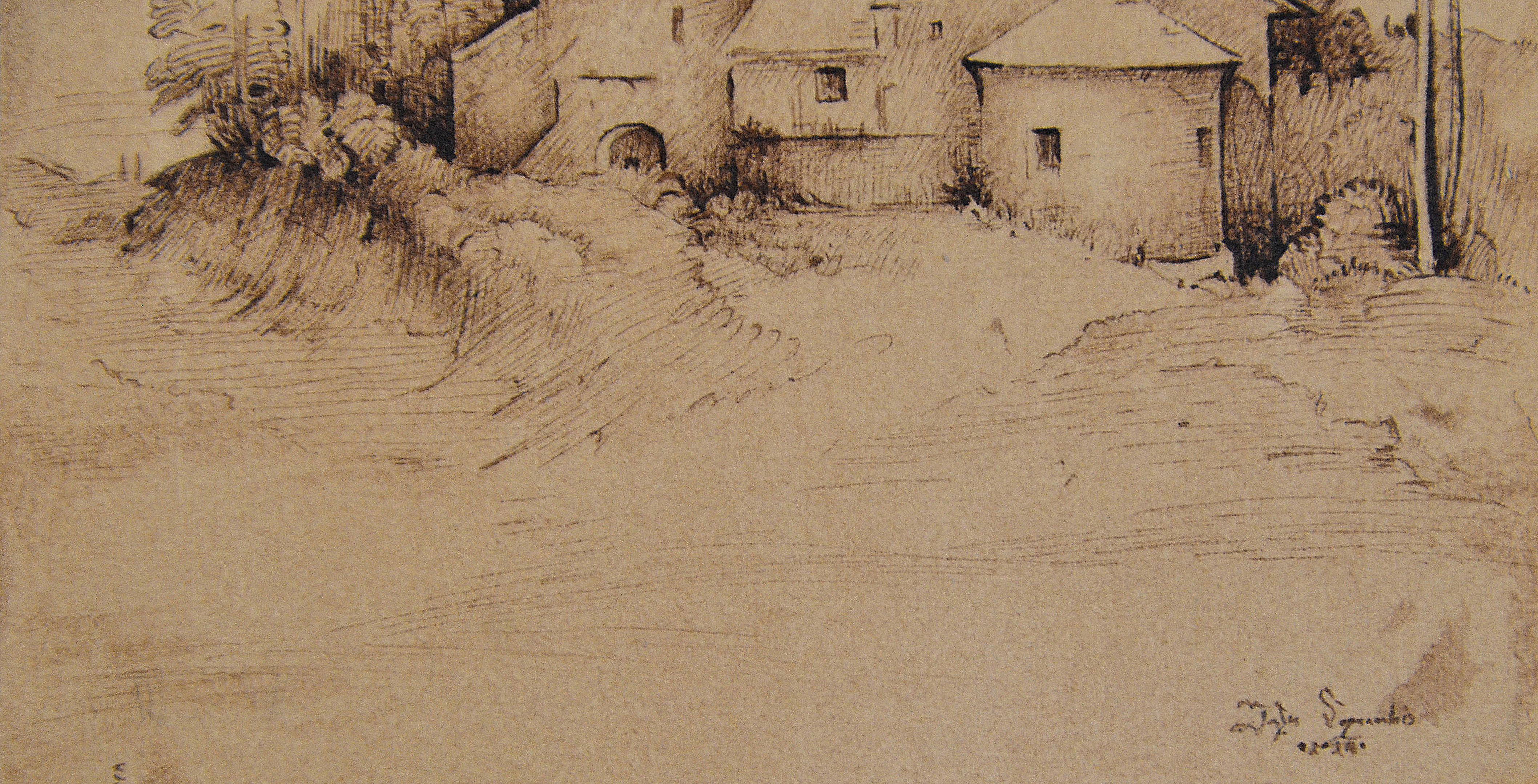 Paesaggio di Gamogna - Renaissance Art par Justas Varpucanskis