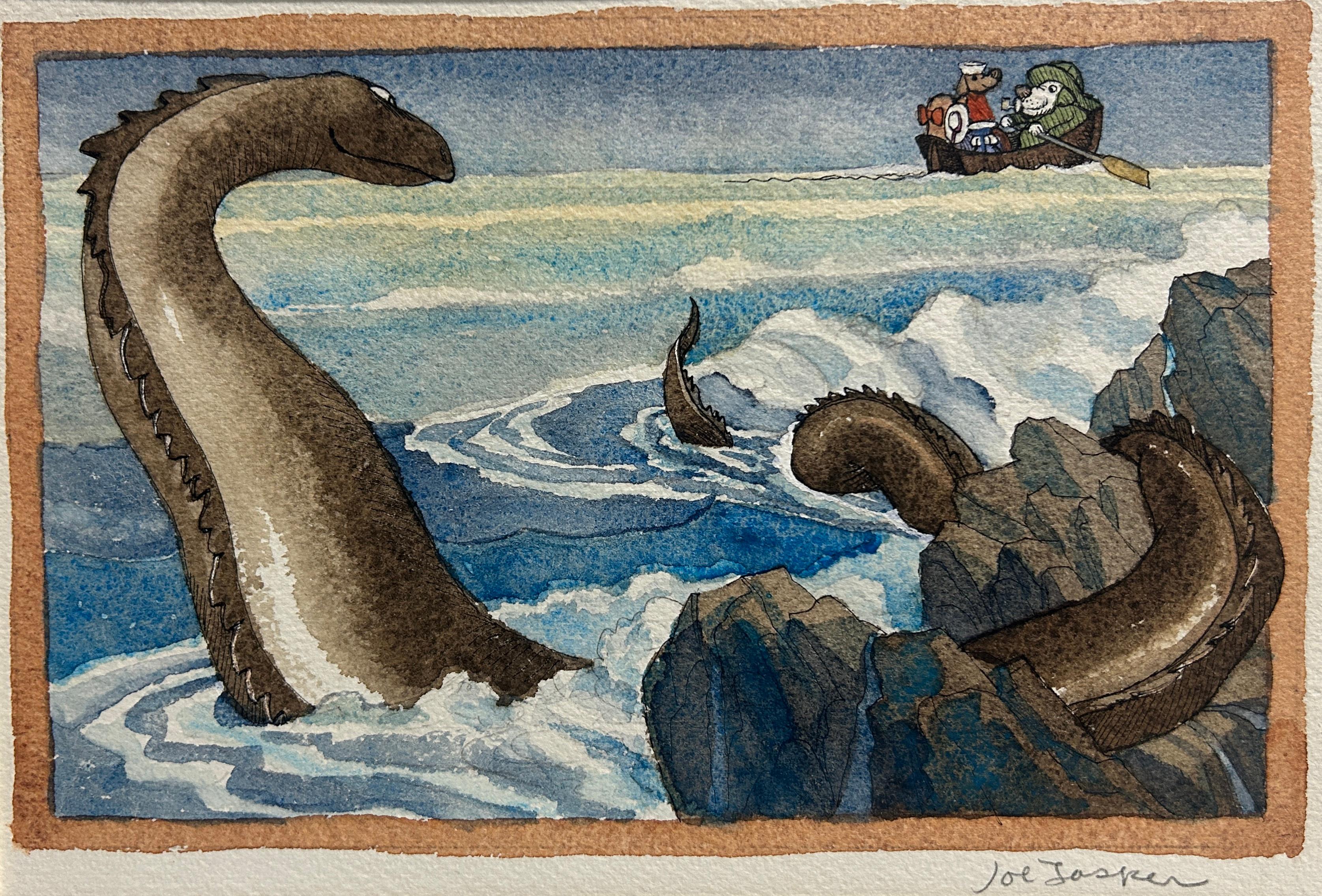 Serpente di mare - Art di Joe Lasker