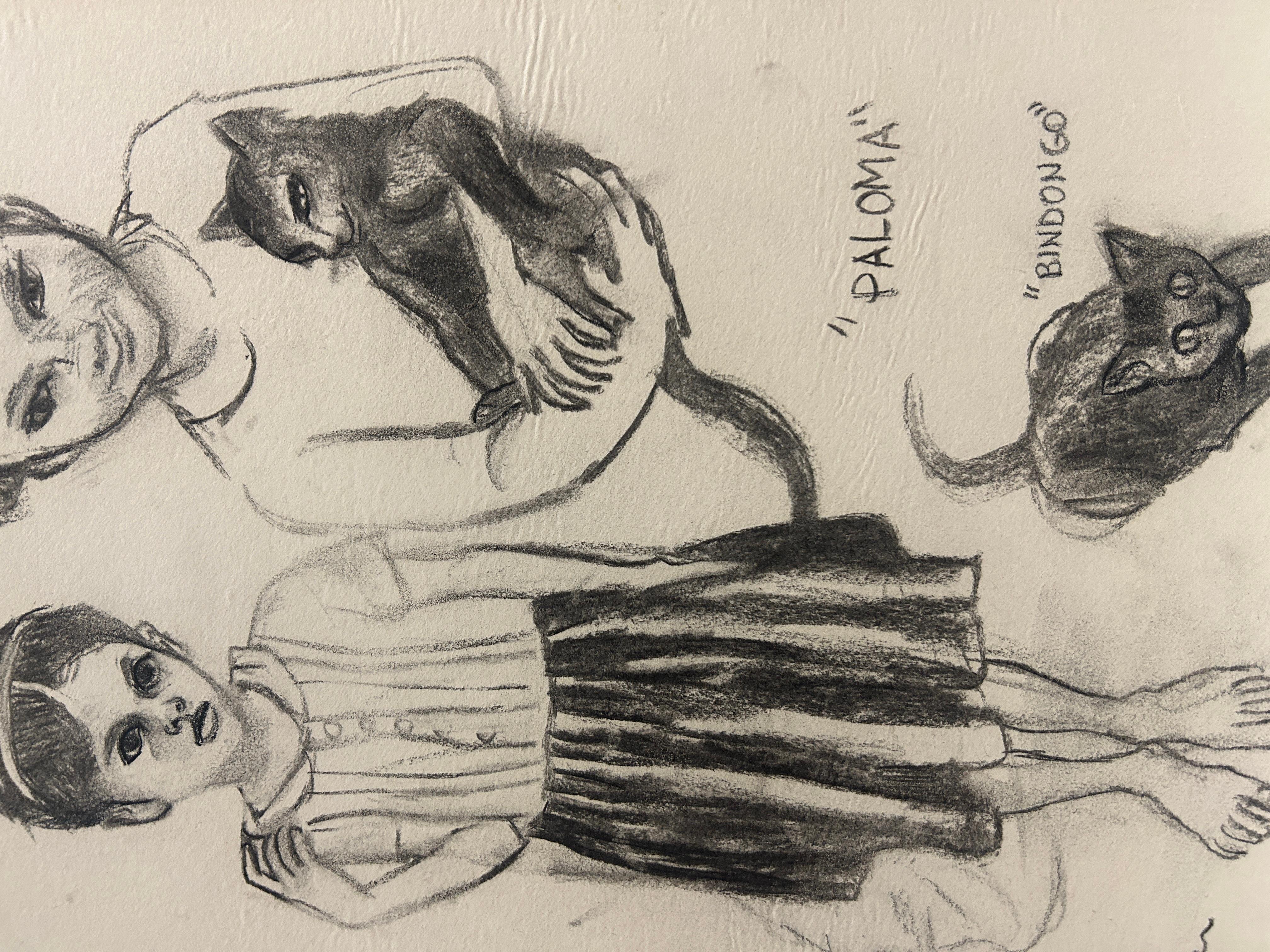 Amalia, Paloma, and Bindongo  - Art by Joe Lasker