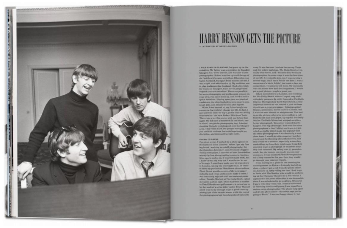 Queste foto raccontano un periodo davvero felice per loro e per me. Tutto si riduce alla musica, sono stati senza dubbio la più grande band del XX secolo, ed è per questo che queste fotografie sono così importanti. Harry Benson, 2011

All'inizio del
