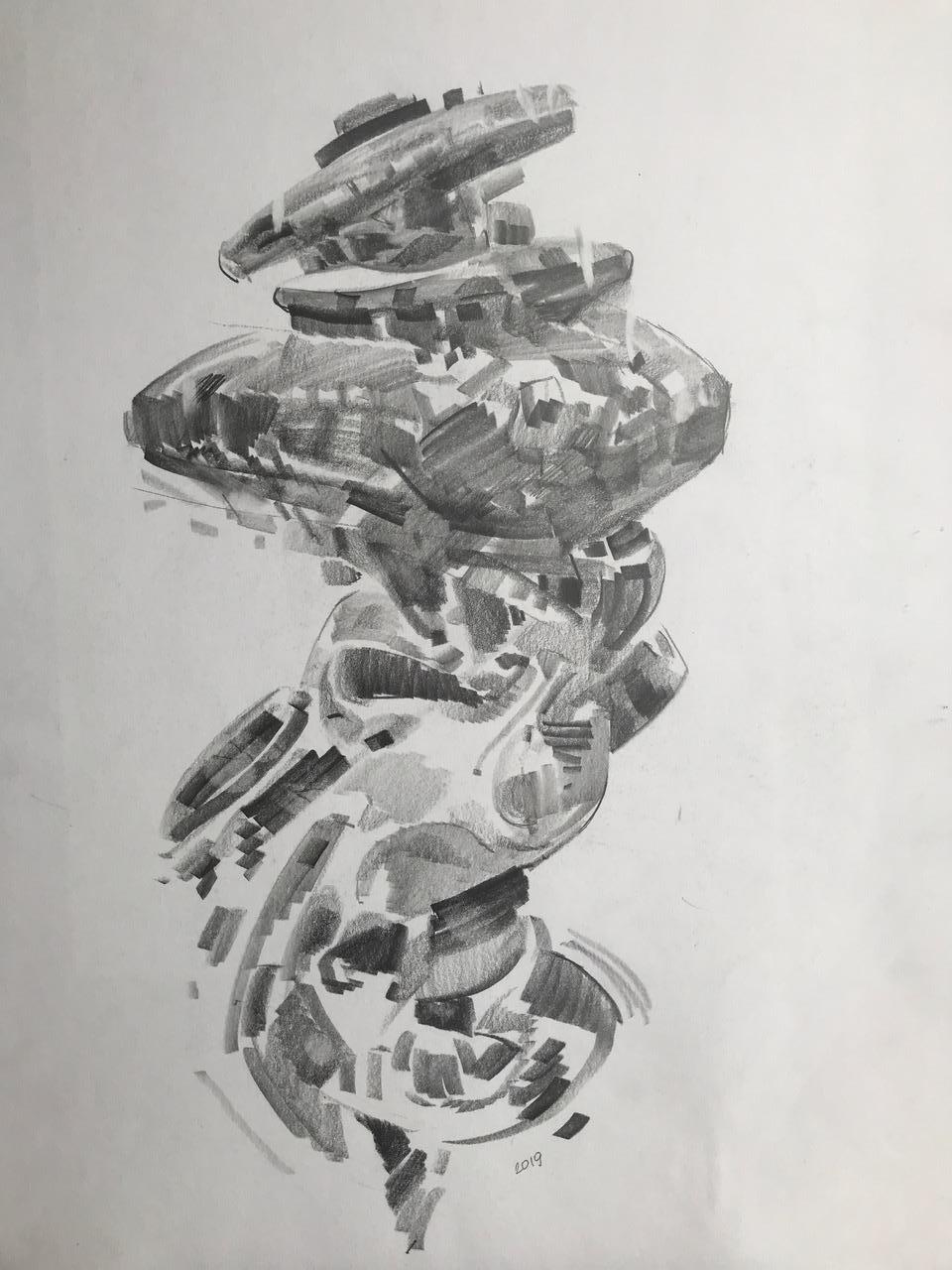 Today Leonid Tomilin's drawings are the result of more than 35 years of experimentation with technique and material (paper, graphite pencil). 

Alexander Glezer, director general of the Museum of Contemporary Russian Art in Jersey City, USA, defined