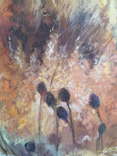 Octobre, dessin au pastel