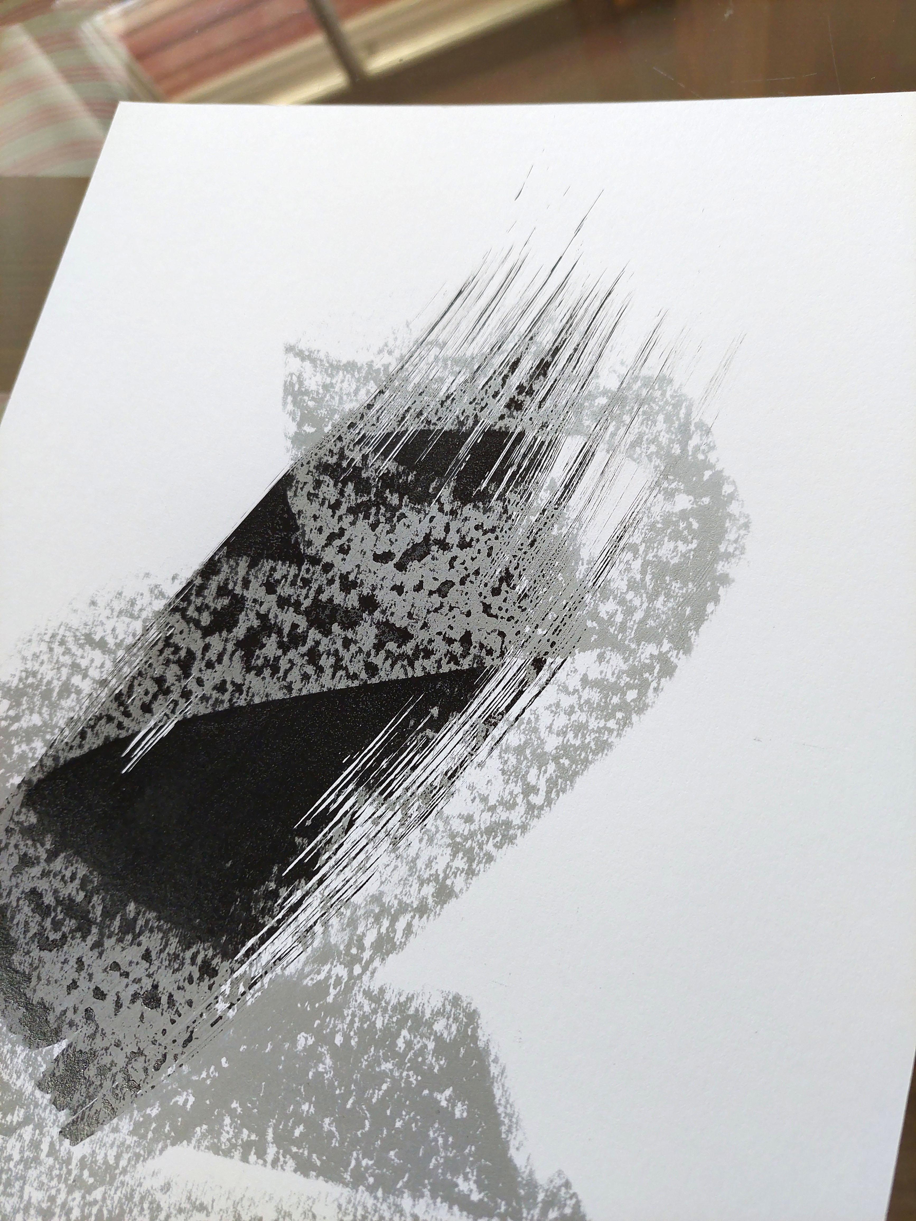 Disegno astratto monocromatico. Decollo in vendita 1