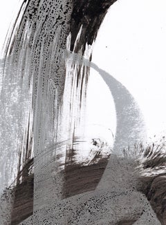 Monochrome gestural drawing. Quick Impulse