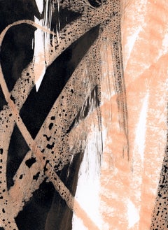 Expressionistische abstrakte Zeichnung. Ohne Gedanken