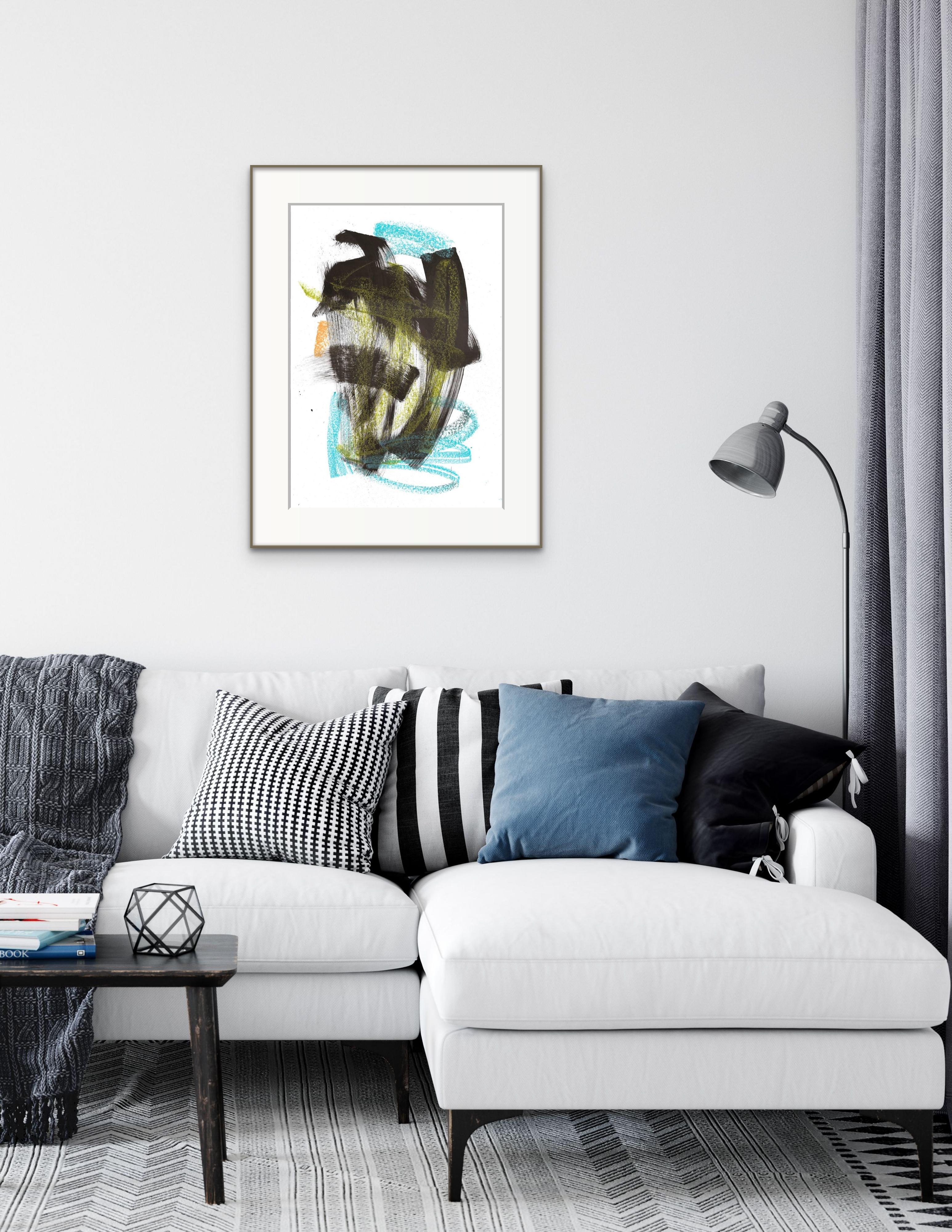 Disegno astratto con il pennello. Mix gratuito - Art di Sve Gri
