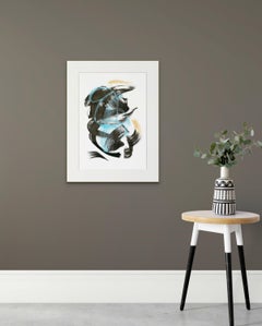 Expressive abstract drawing in the flow of sensations. Flying Brush