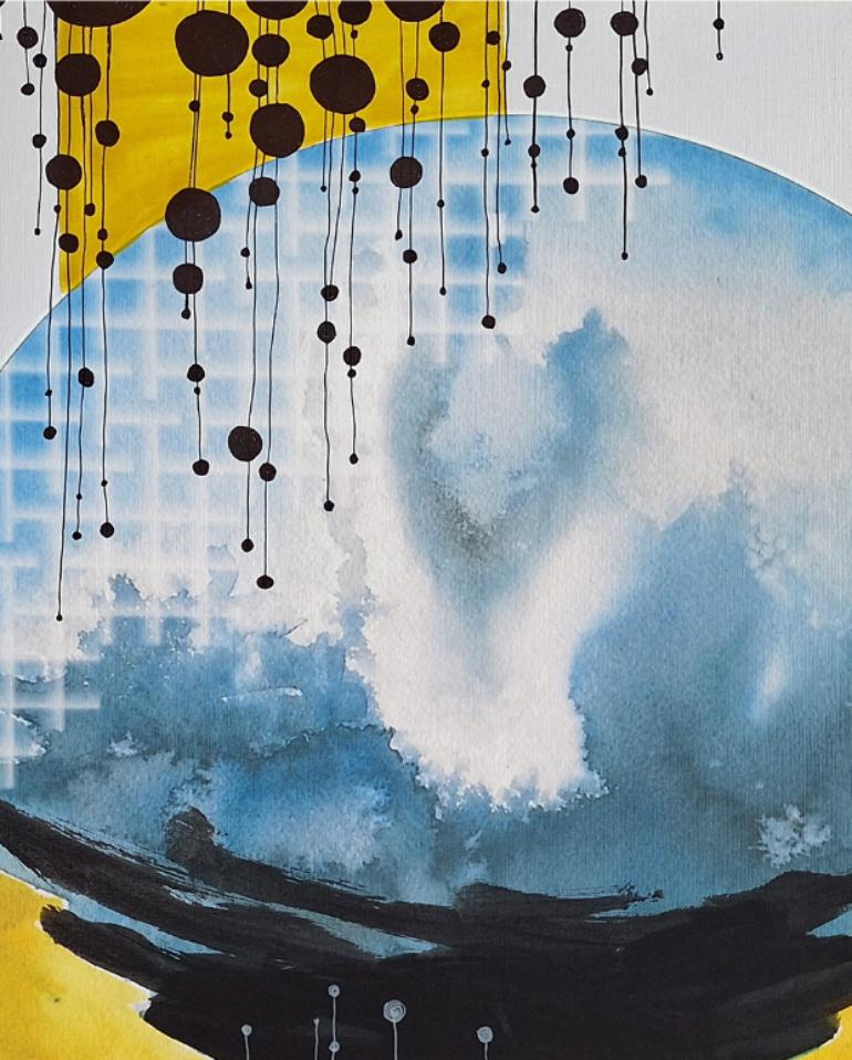 Starfall. Tema 1 - Abstract Drawing Gris de Olga Radionova