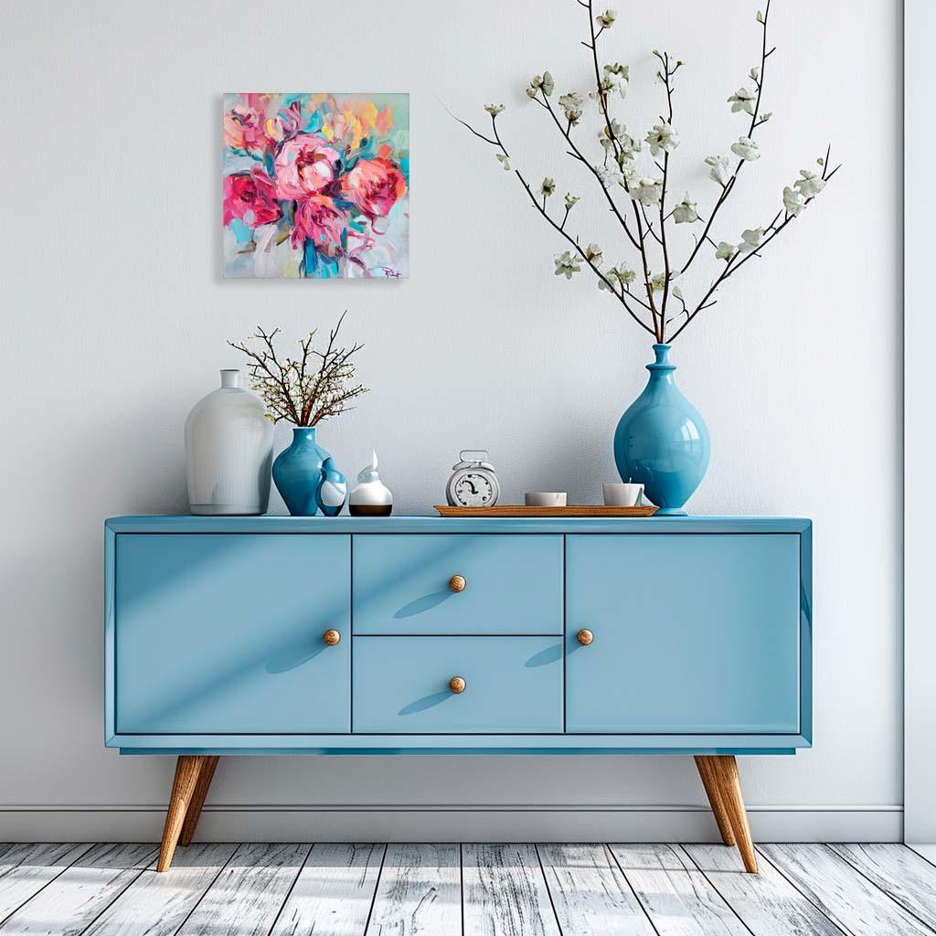 Peonies - Painting by Julia Ruf