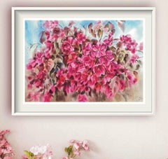 Spring day Watercolor painting