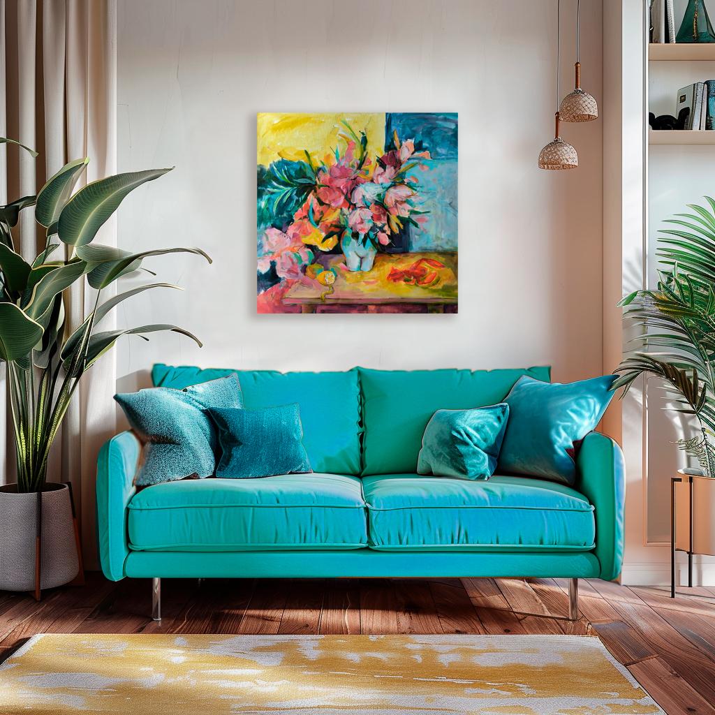 Still Life with Crab - Painting by Julia Ruf