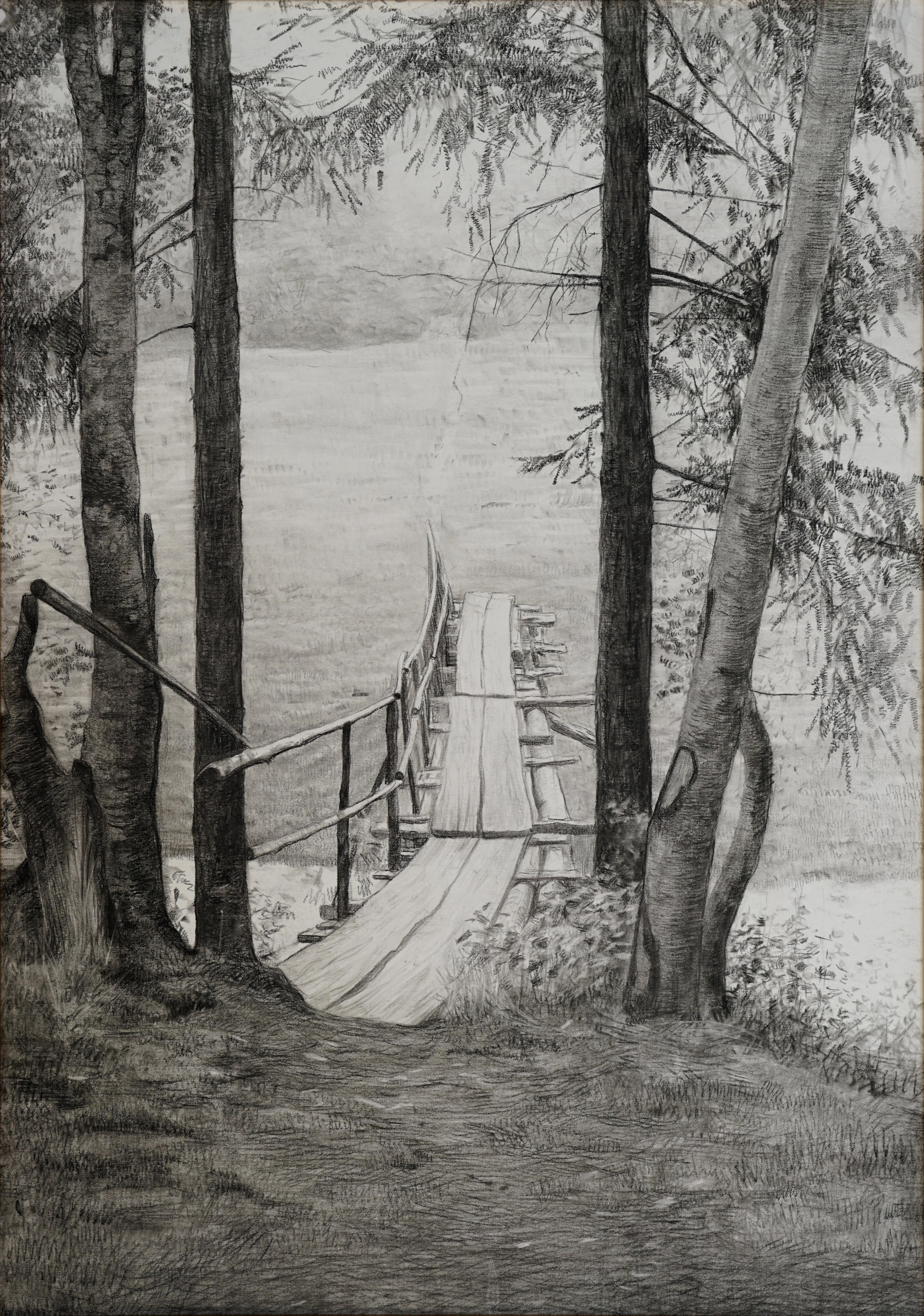 Landscape Art de Simon Kozhin - Puente peatonal