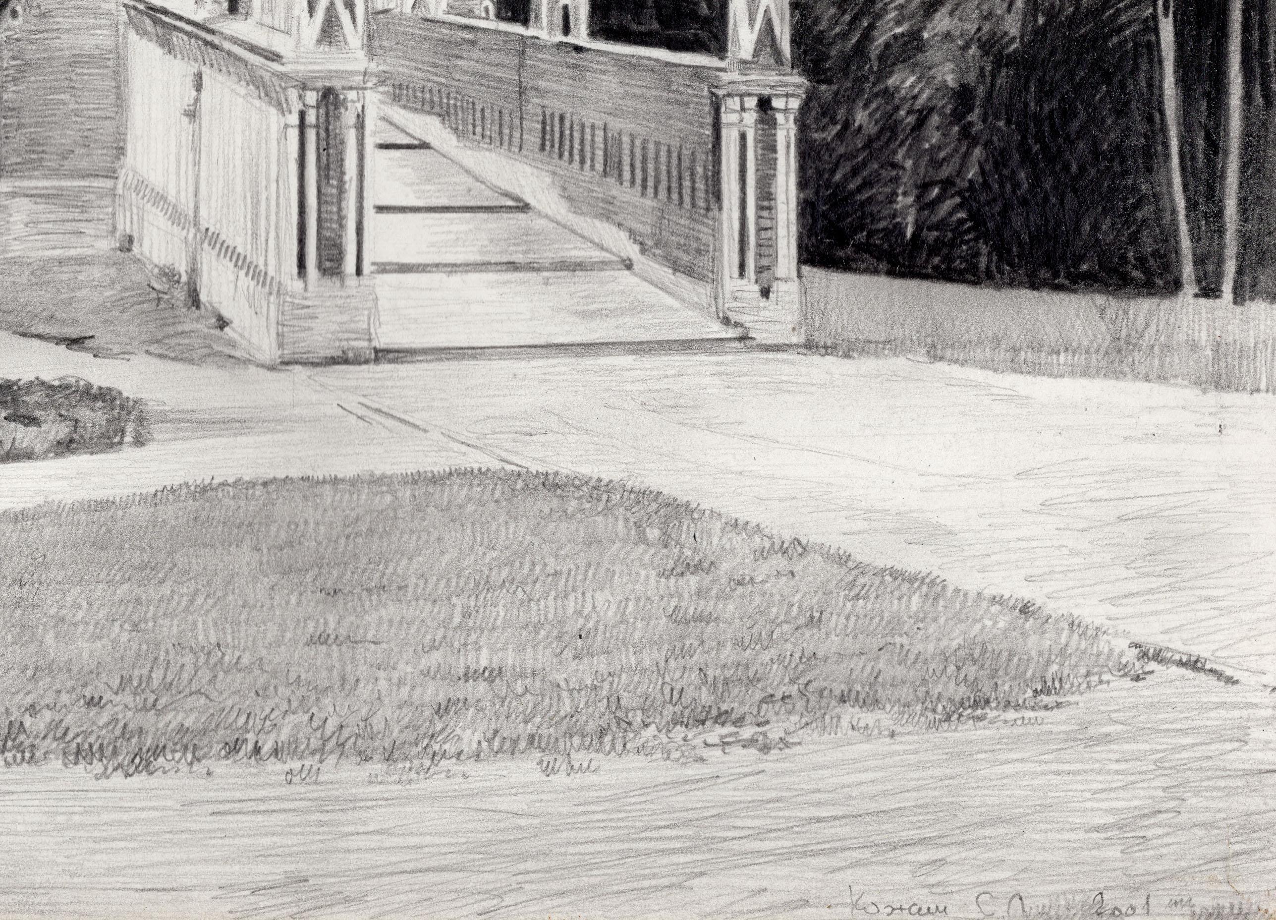 Zarizyno (Grau), Landscape Art, von Simon Kozhin