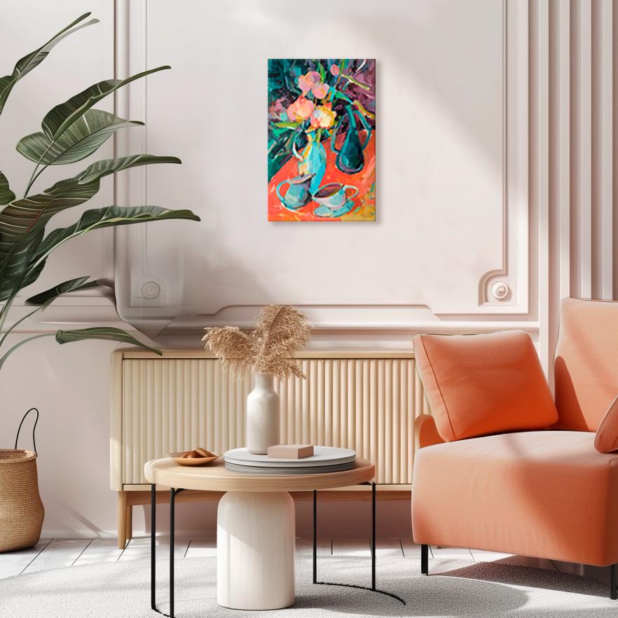 Tè della sera - Painting di Julia Ruf