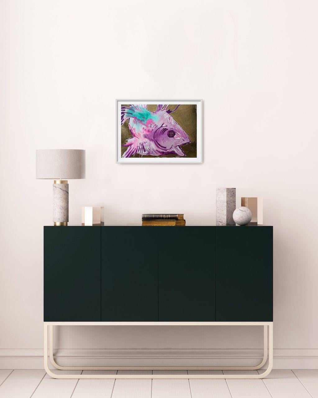 Sueños rosas - Painting Abstracto de Irina Burda 