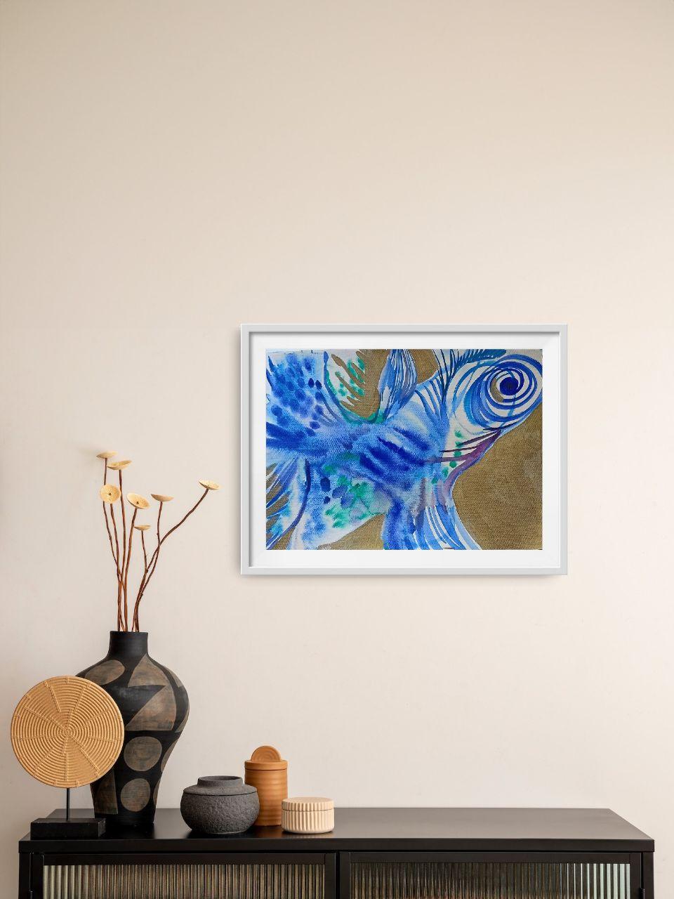 Rêves bleus - Painting de Irina Burda 