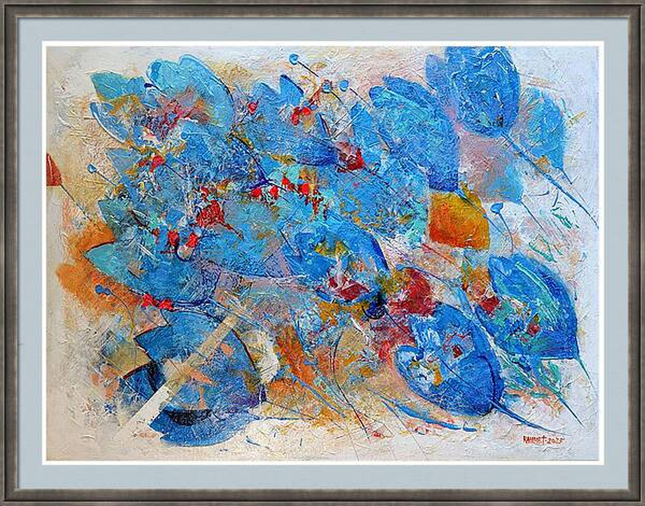 Fantasy with Blue Tulips For Sale 6